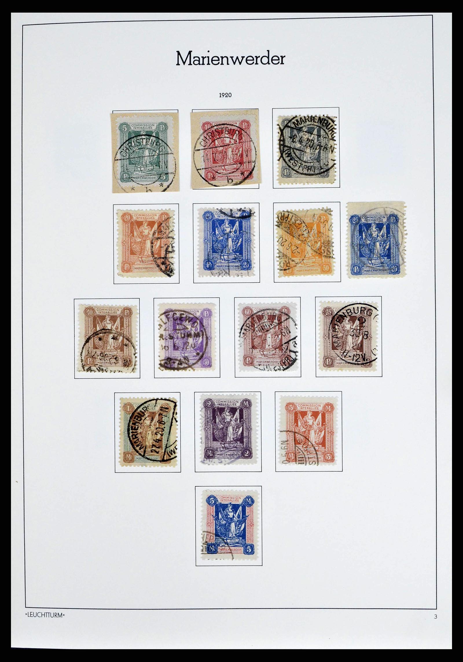 38501 0006 - Stamp collection 38501 German territories and occupations 1920-1945.