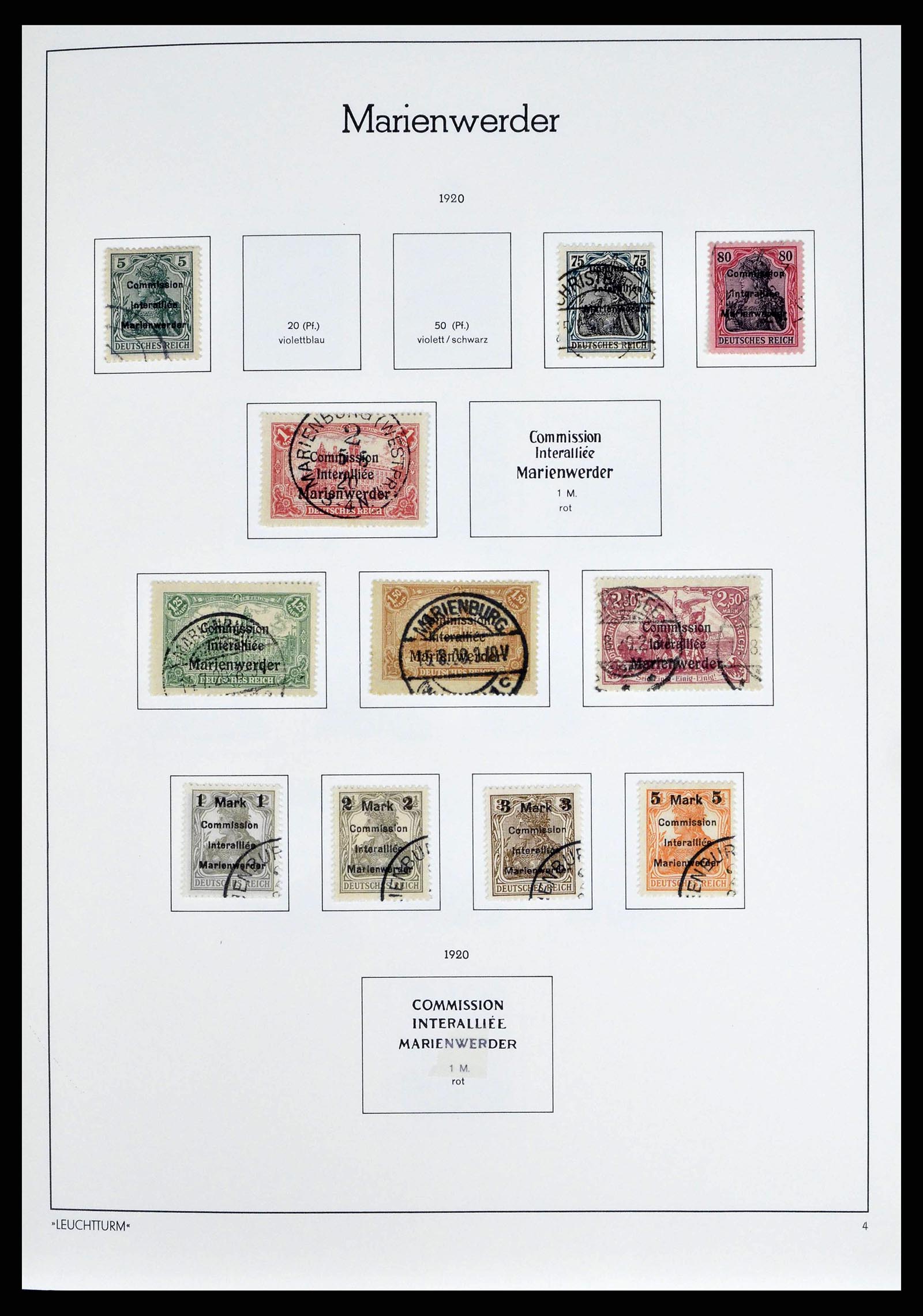 38501 0007 - Stamp collection 38501 German territories and occupations 1920-1945.