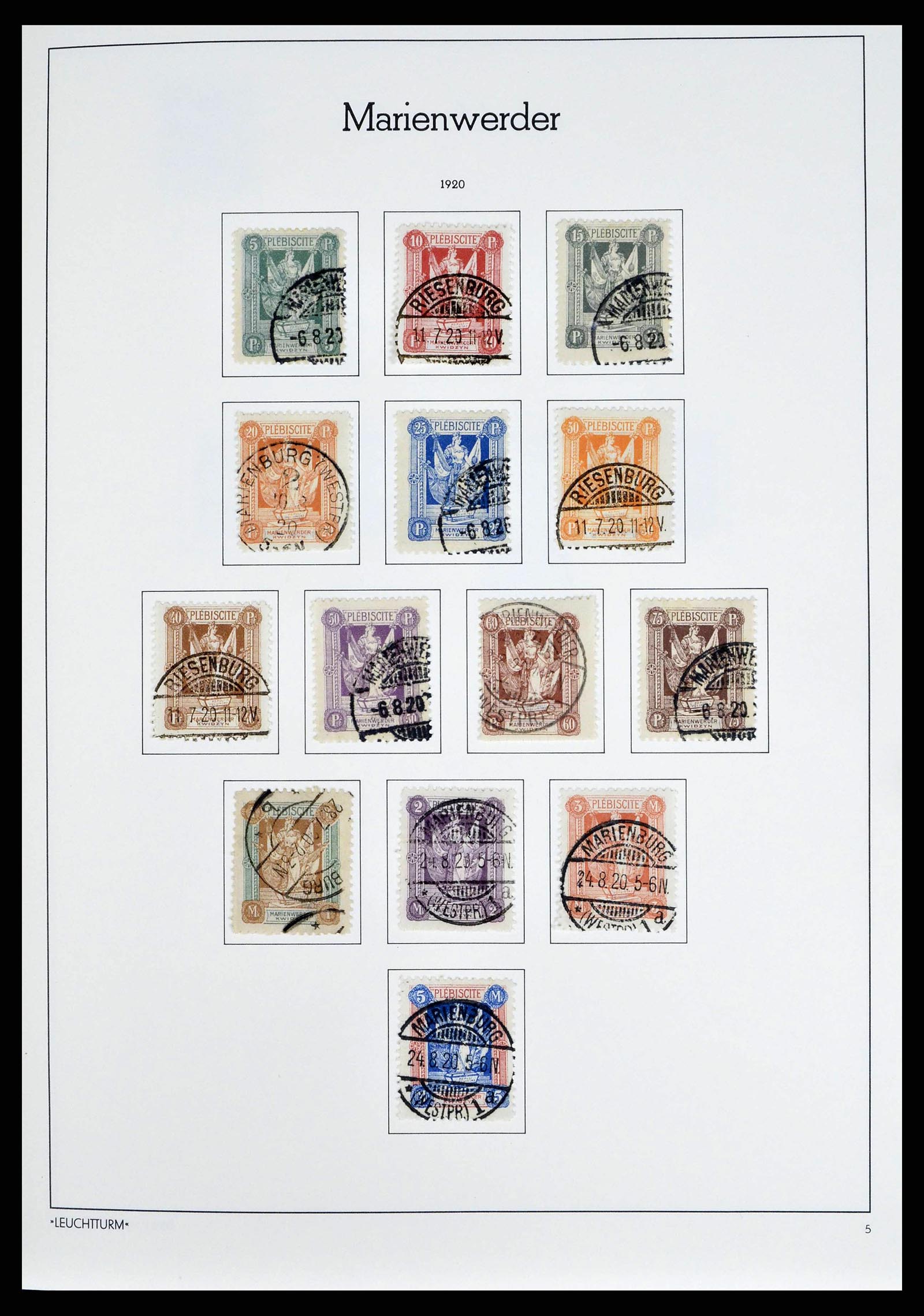 38501 0008 - Stamp collection 38501 German territories and occupations 1920-1945.