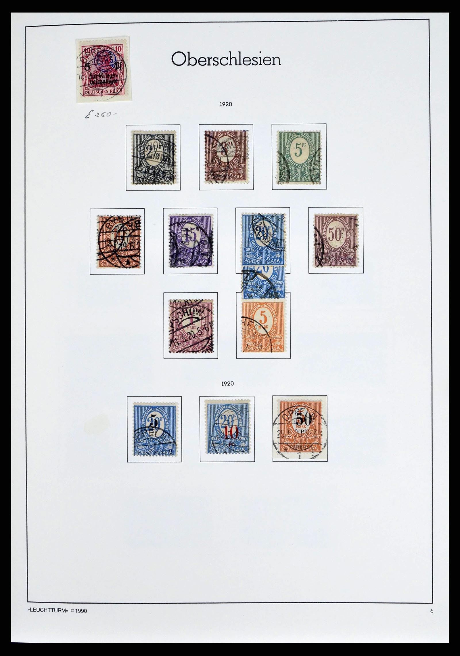 38501 0009 - Postzegelverzameling 38501 Duitse gebieden en bezettingen 1920-1945.