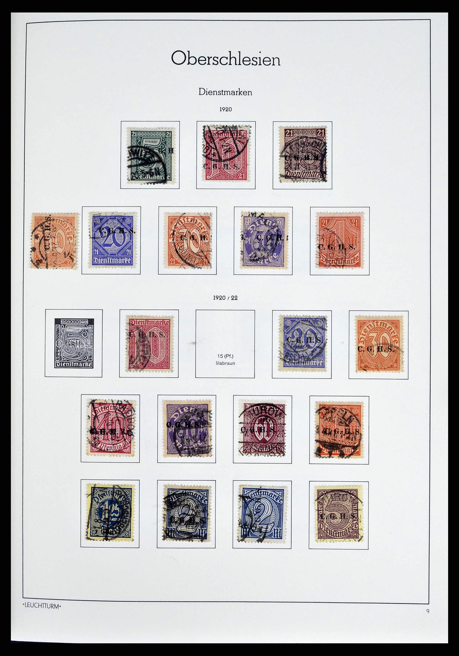 38501 0012 - Stamp collection 38501 German territories and occupations 1920-1945.