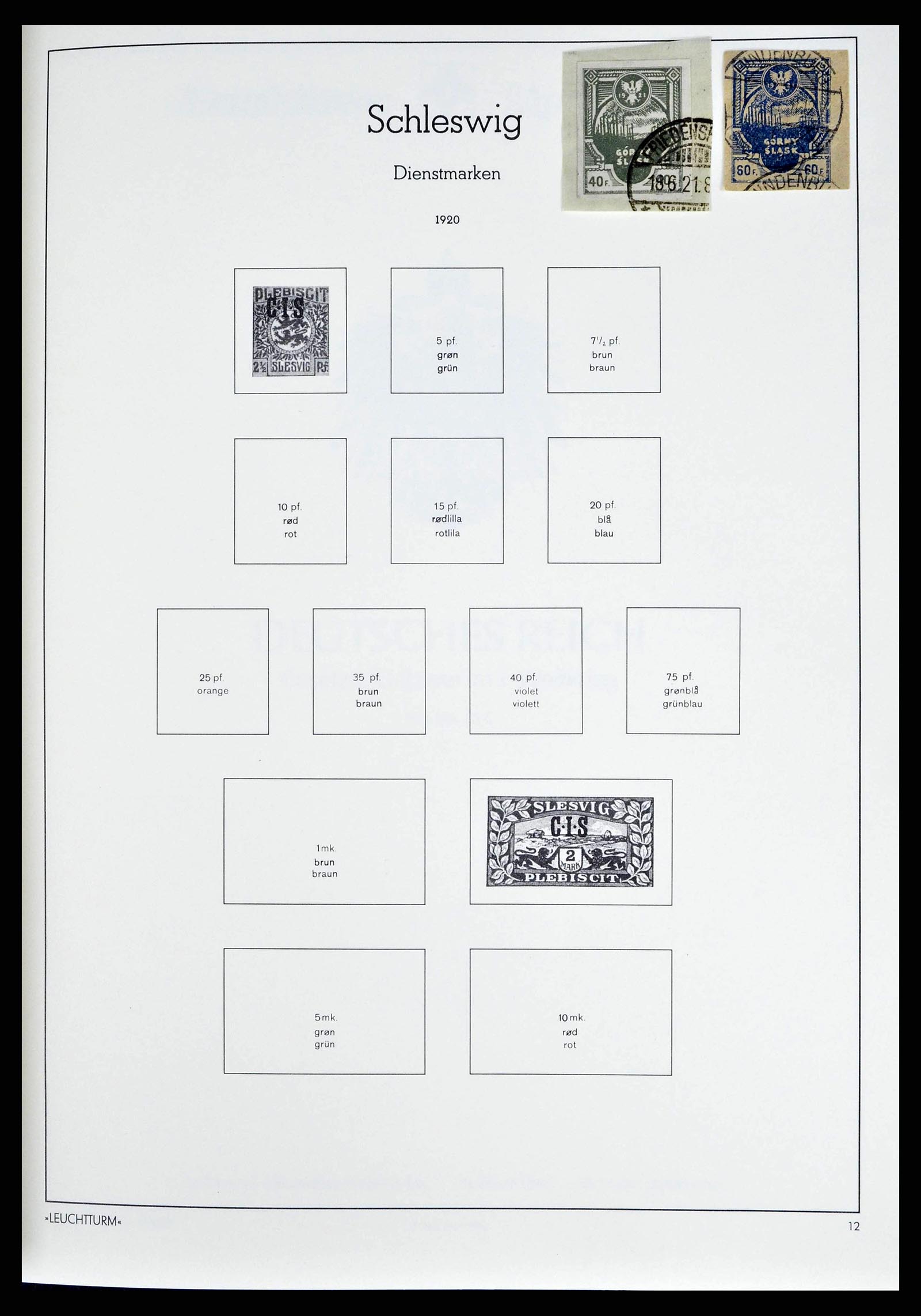 38501 0015 - Stamp collection 38501 German territories and occupations 1920-1945.