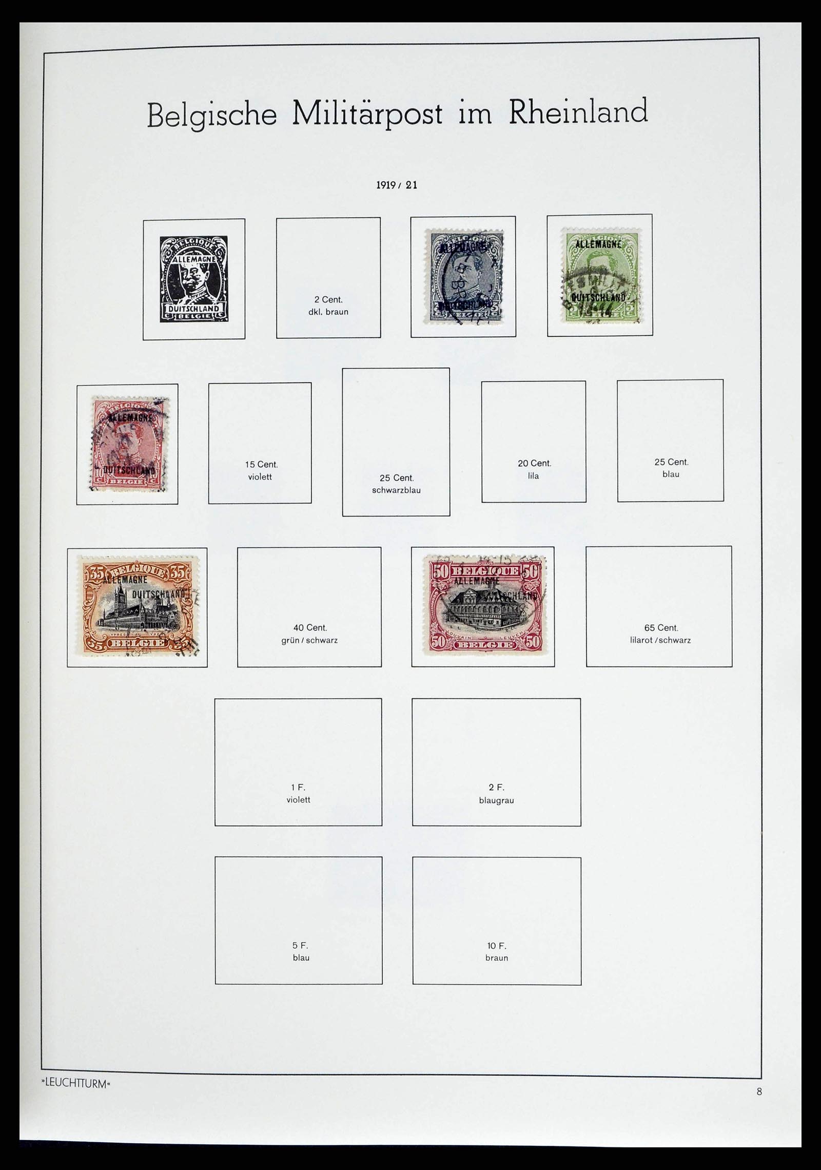 38501 0023 - Stamp collection 38501 German territories and occupations 1920-1945.