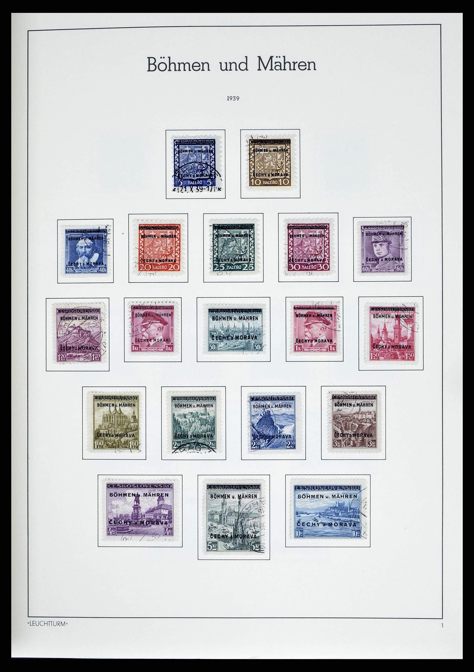 38501 0027 - Stamp collection 38501 German territories and occupations 1920-1945.
