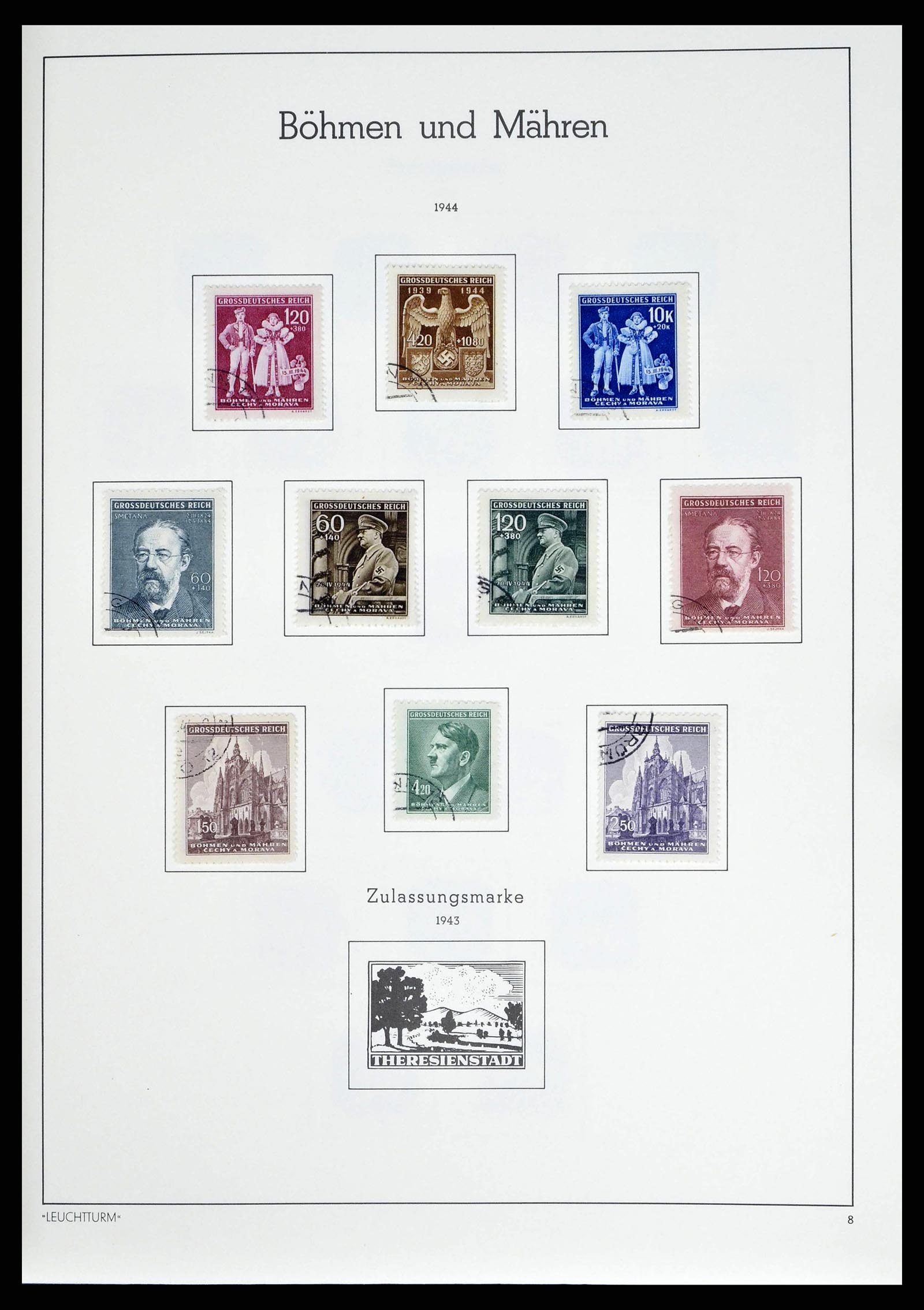 38501 0035 - Stamp collection 38501 German territories and occupations 1920-1945.