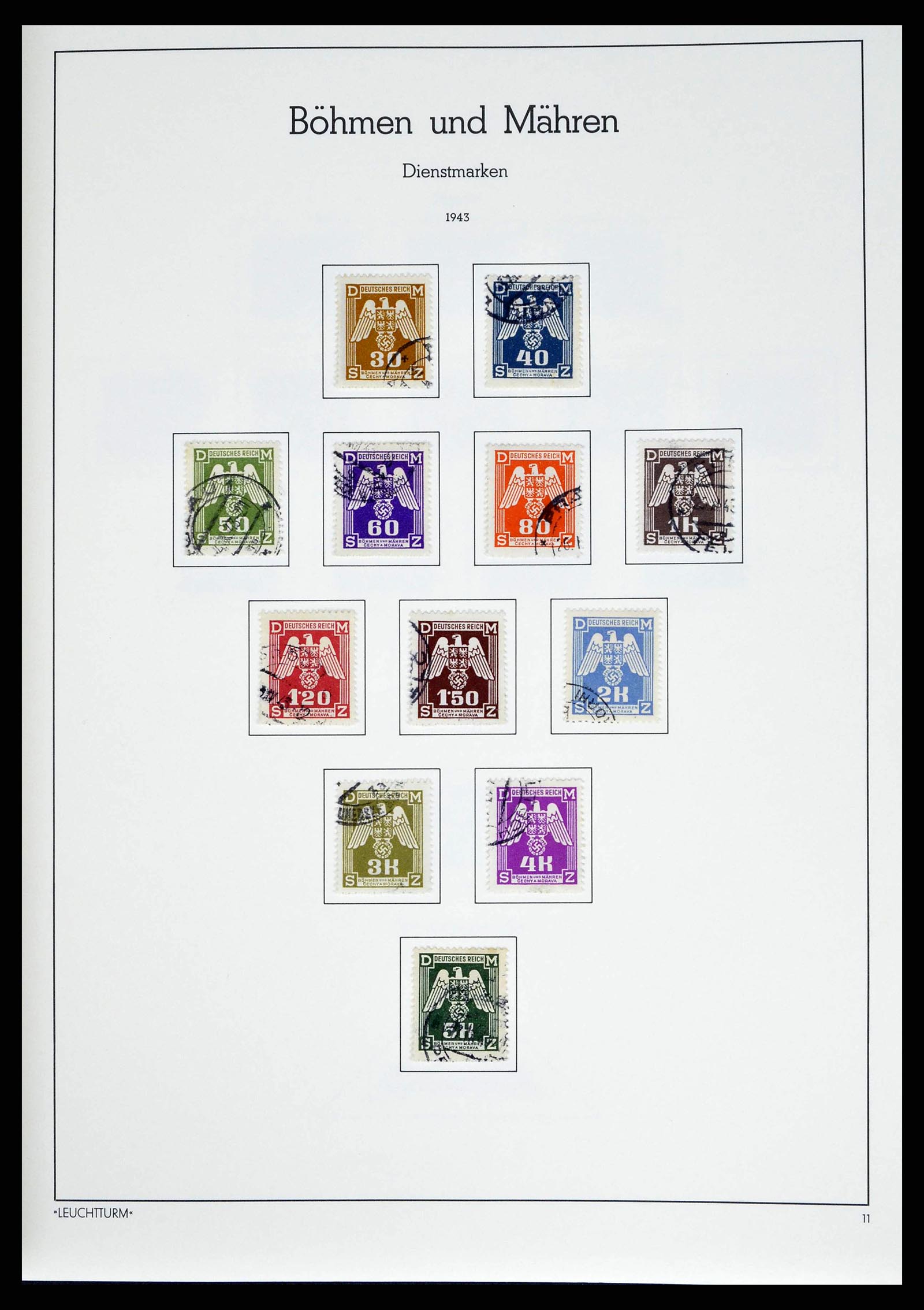 38501 0038 - Stamp collection 38501 German territories and occupations 1920-1945.
