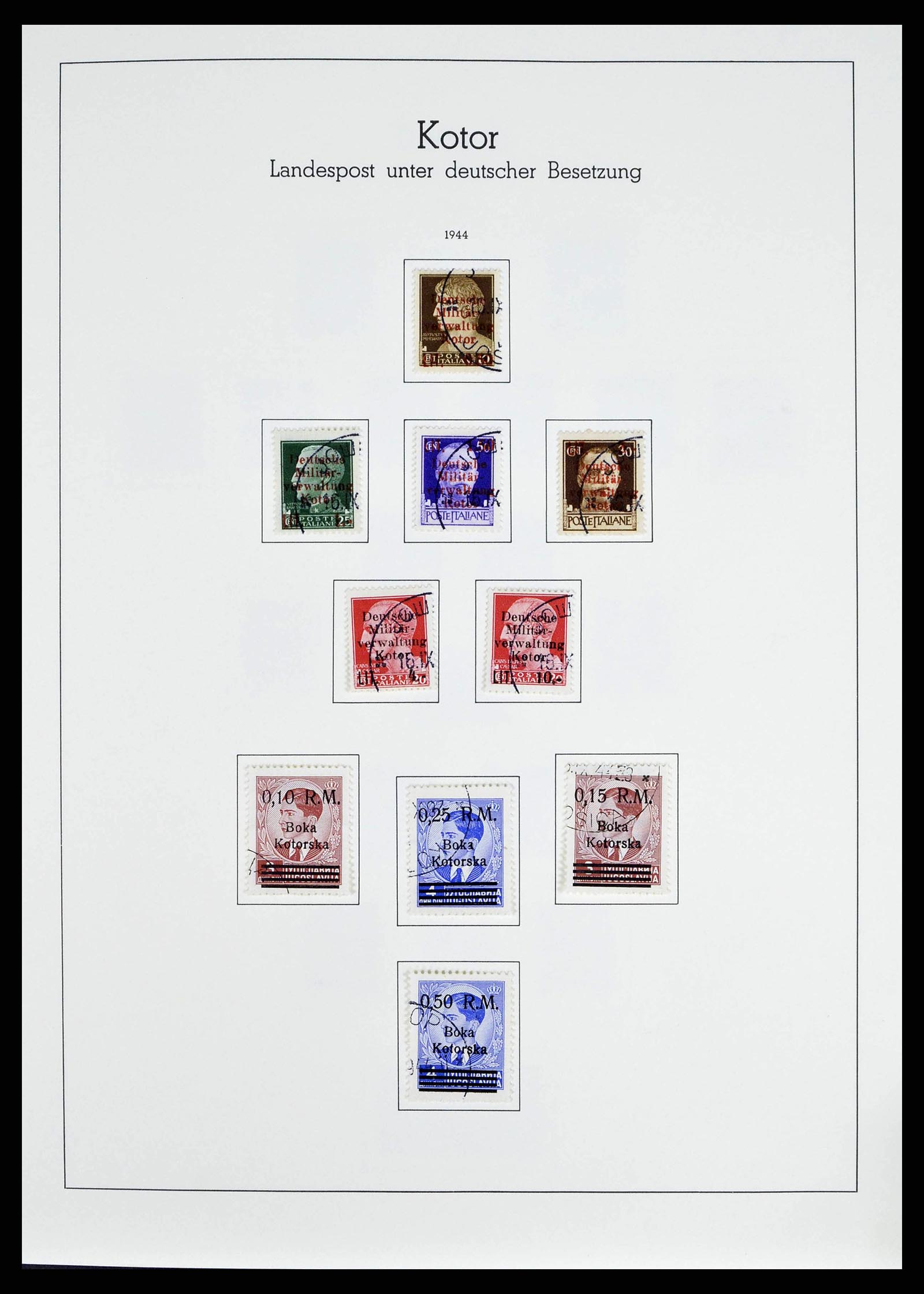 38501 0043 - Postzegelverzameling 38501 Duitse gebieden en bezettingen 1920-1945.