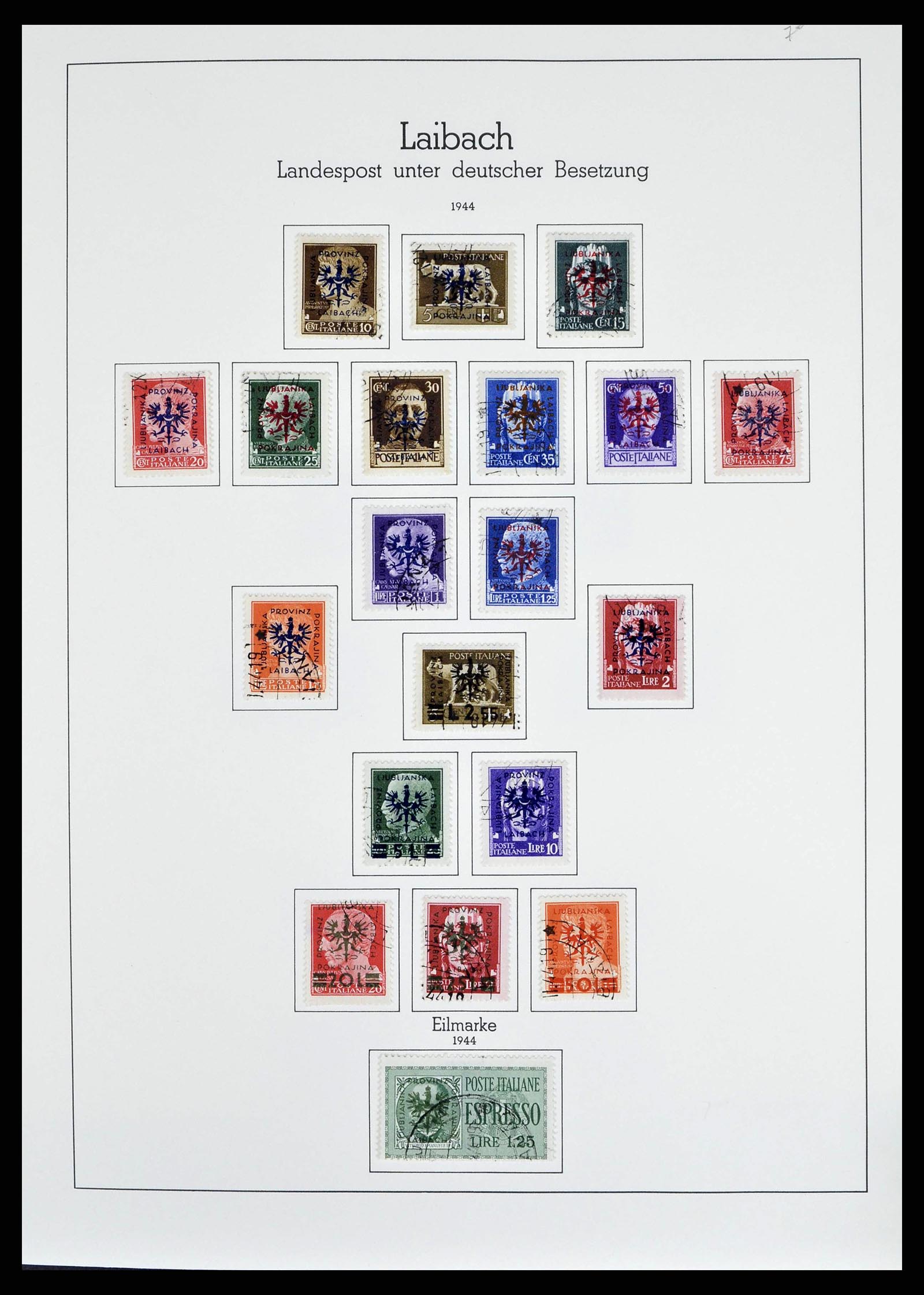 38501 0044 - Postzegelverzameling 38501 Duitse gebieden en bezettingen 1920-1945.