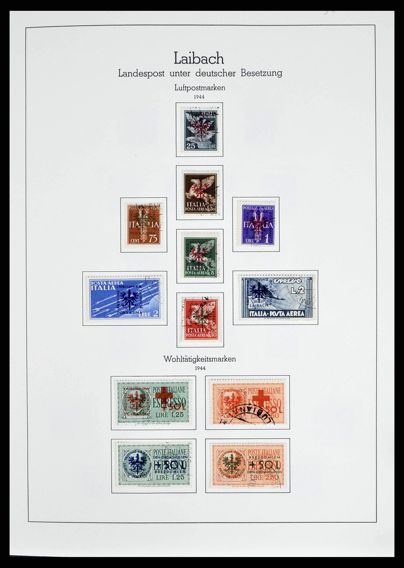 38501 0045 - Postzegelverzameling 38501 Duitse gebieden en bezettingen 1920-1945.