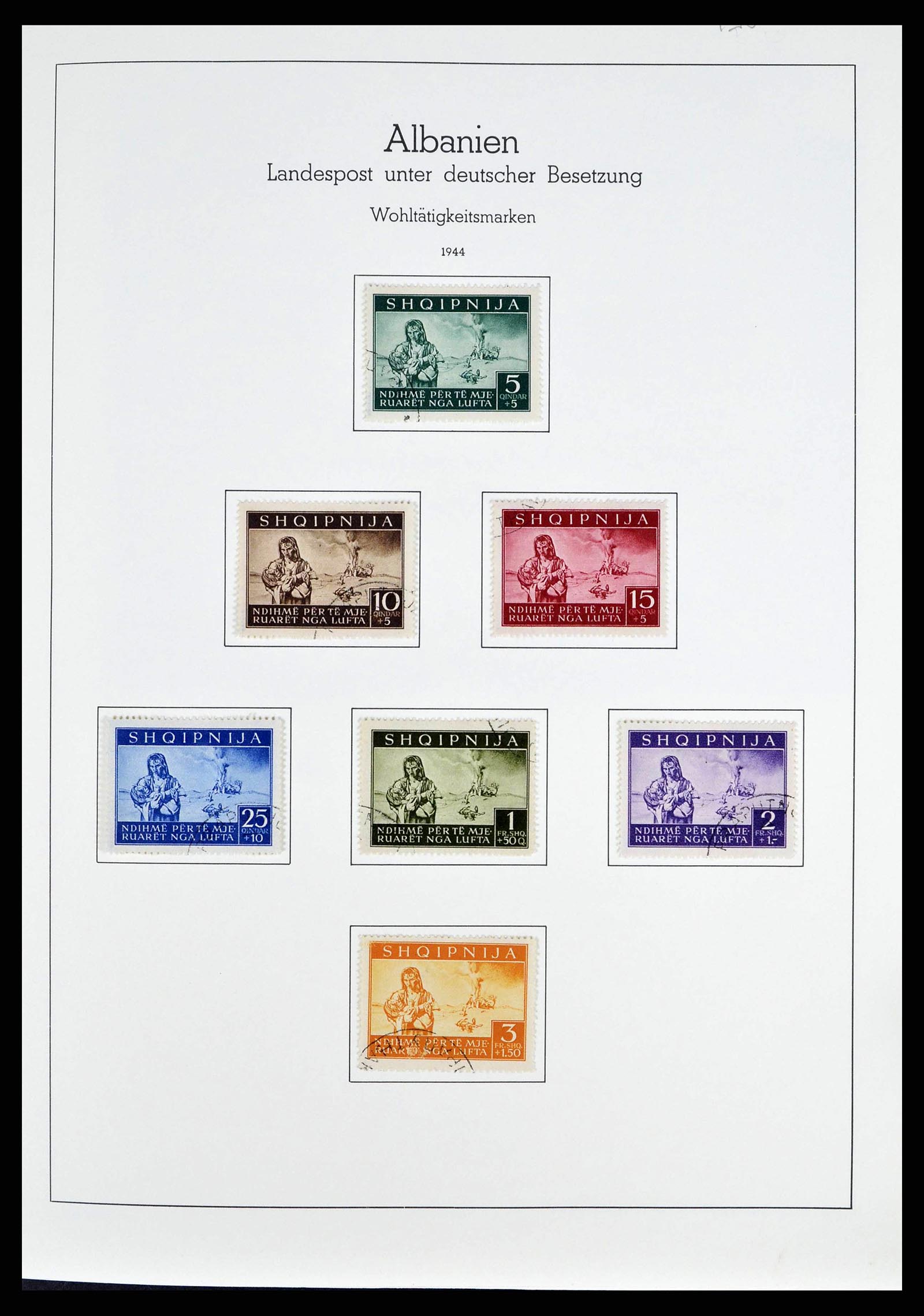 38501 0049 - Postzegelverzameling 38501 Duitse gebieden en bezettingen 1920-1945.