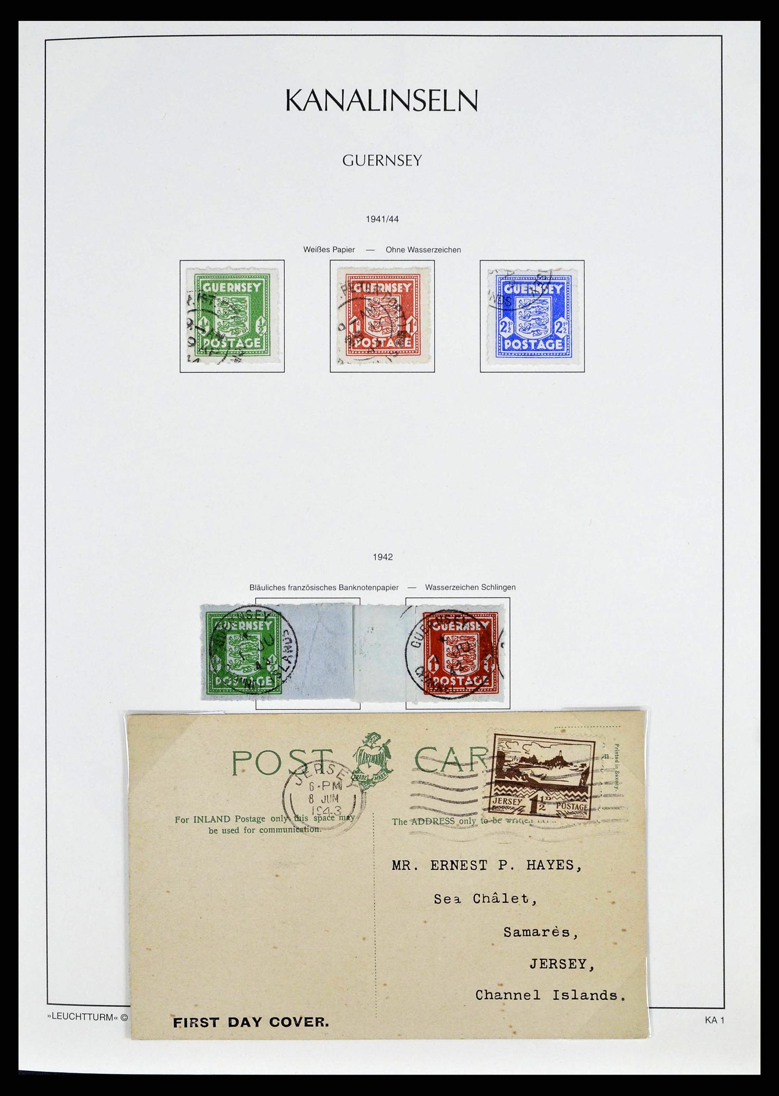 38501 0055 - Postzegelverzameling 38501 Duitse gebieden en bezettingen 1920-1945.