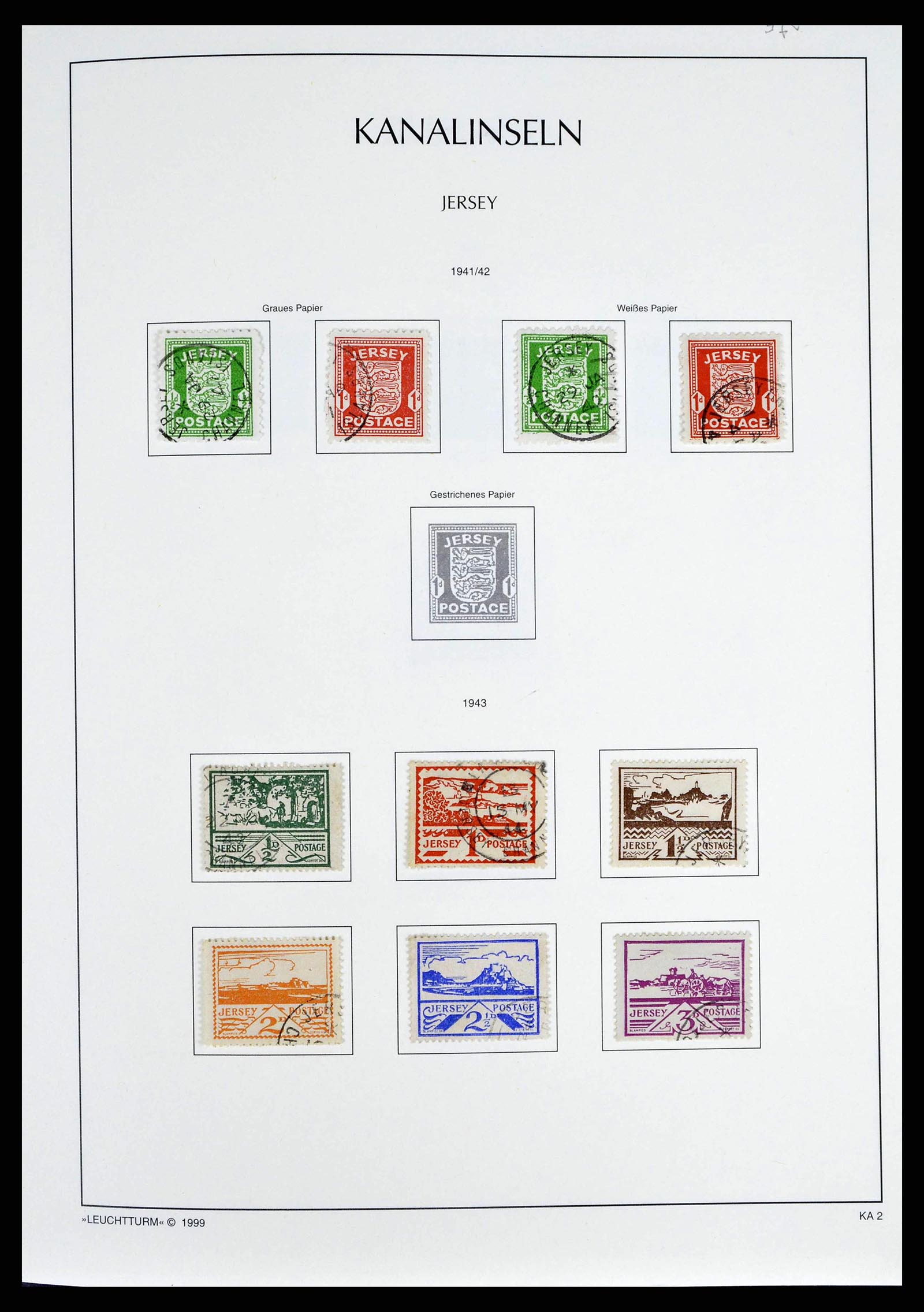 38501 0057 - Stamp collection 38501 German territories and occupations 1920-1945.