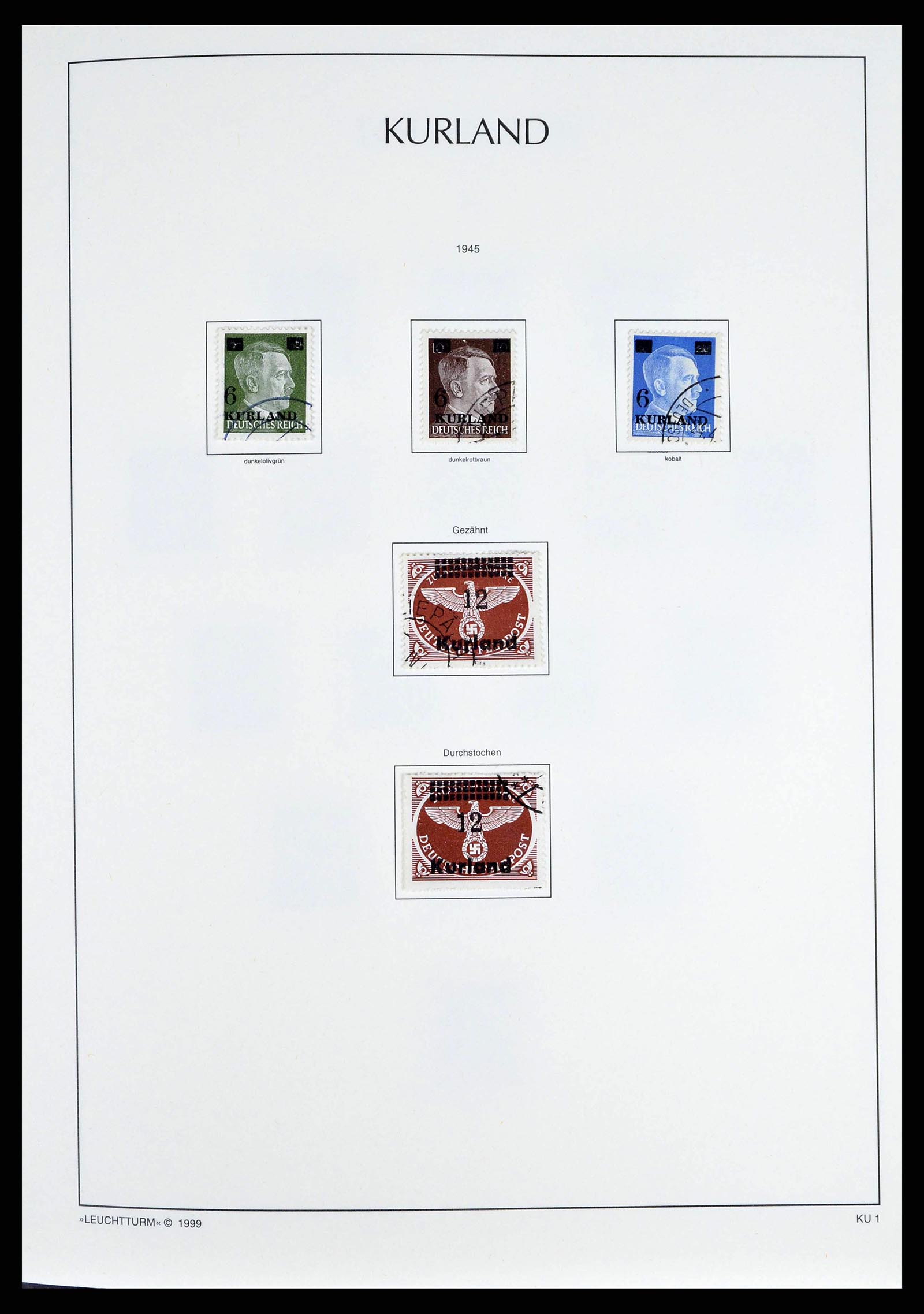 38501 0058 - Postzegelverzameling 38501 Duitse gebieden en bezettingen 1920-1945.