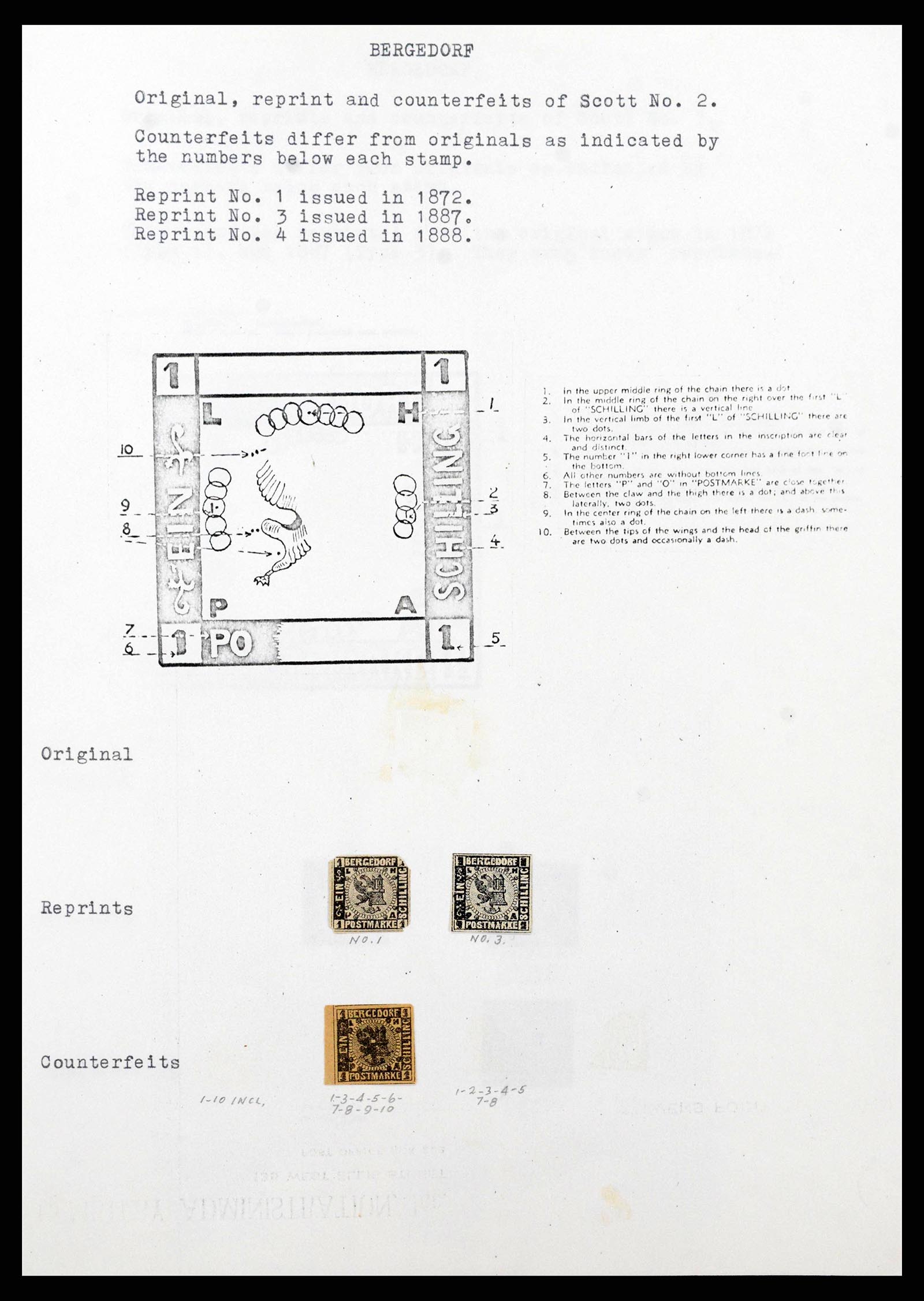 38502 0004 - Postzegelverzameling 38502 Oud Duitse Staten referentie verzameling.