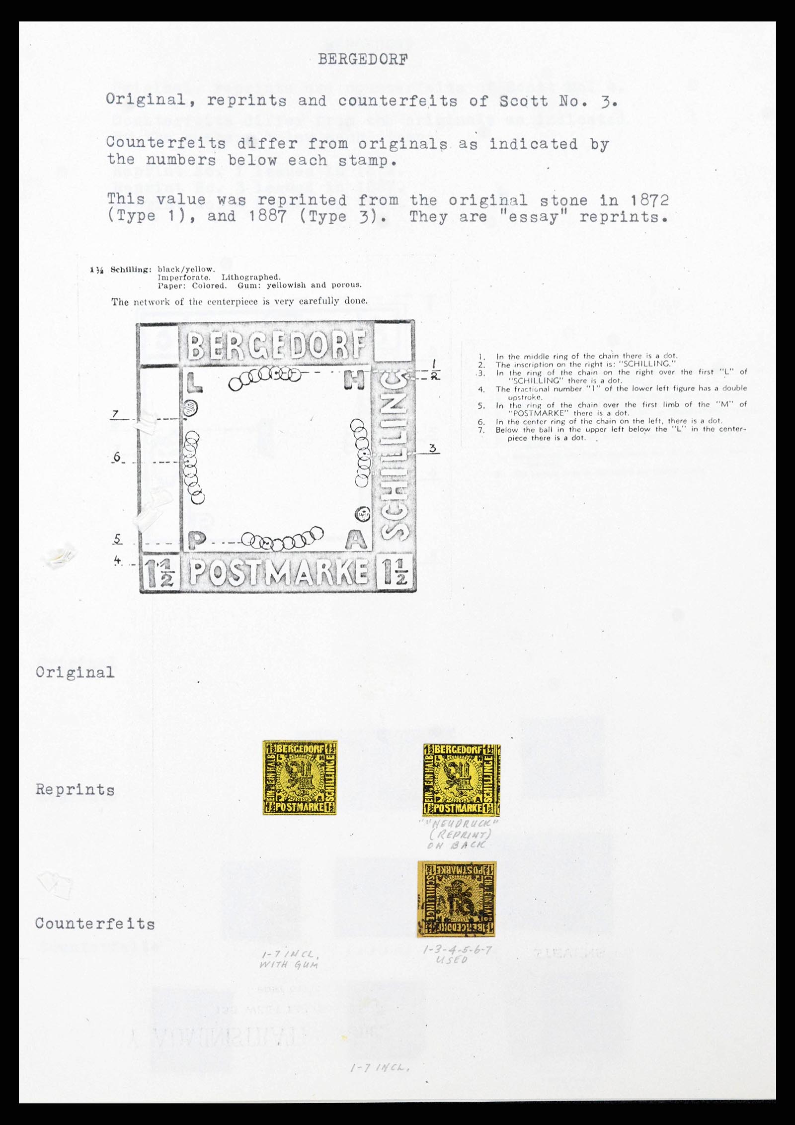 38502 0005 - Postzegelverzameling 38502 Oud Duitse Staten referentie verzameling.