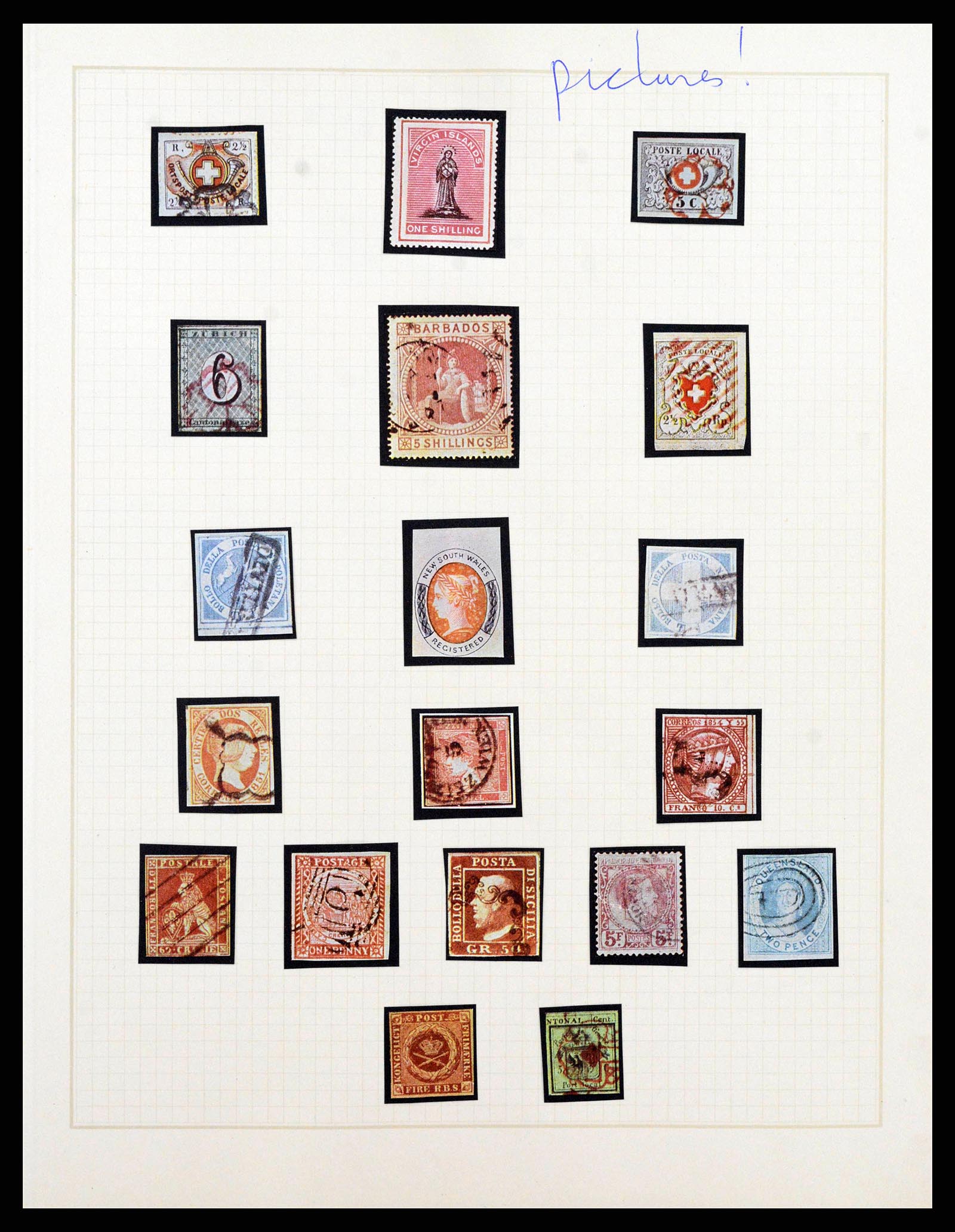38502 0018 - Stamp collection 38502 Old German States reference collection.