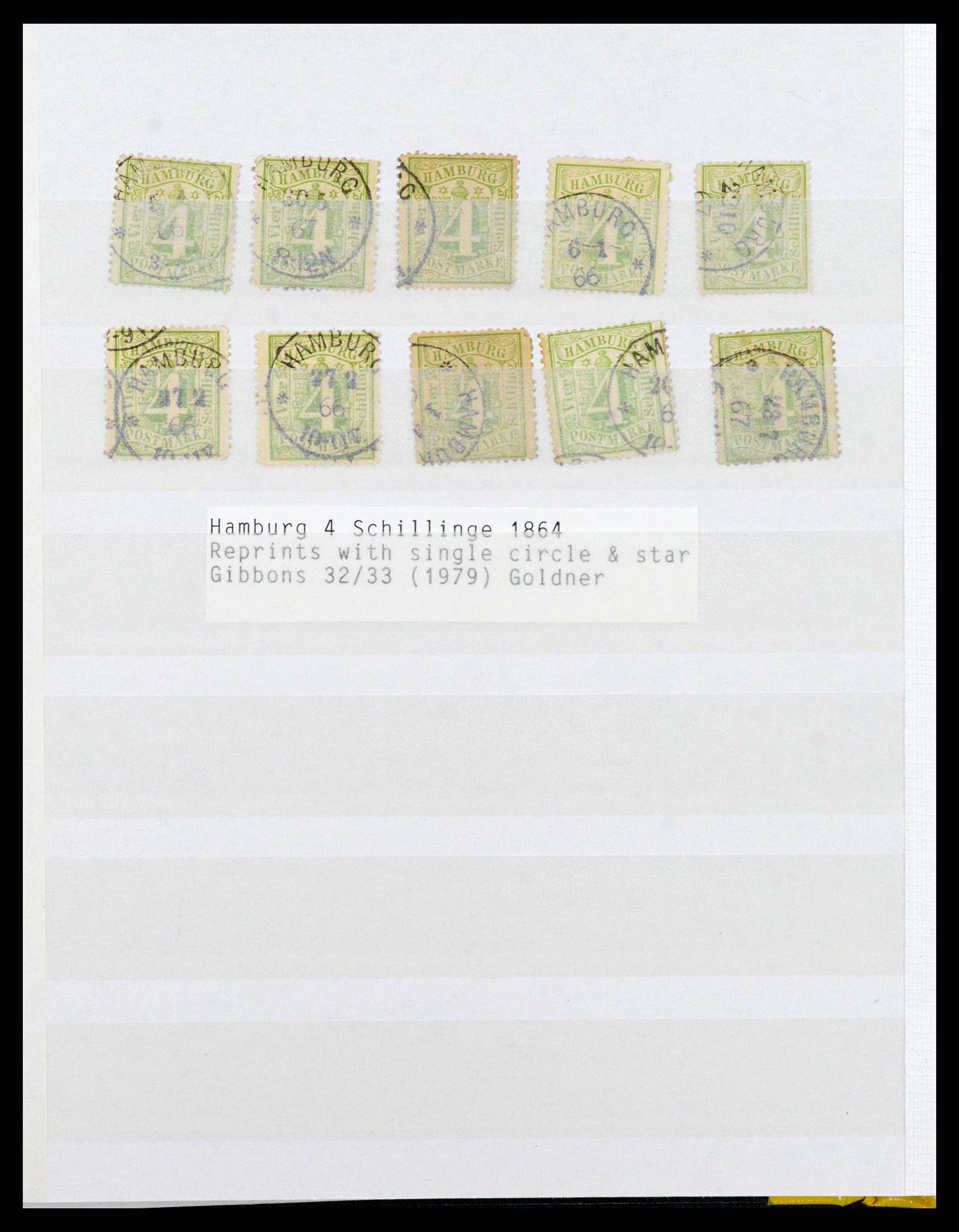 38502 0043 - Postzegelverzameling 38502 Oud Duitse Staten referentie verzameling.