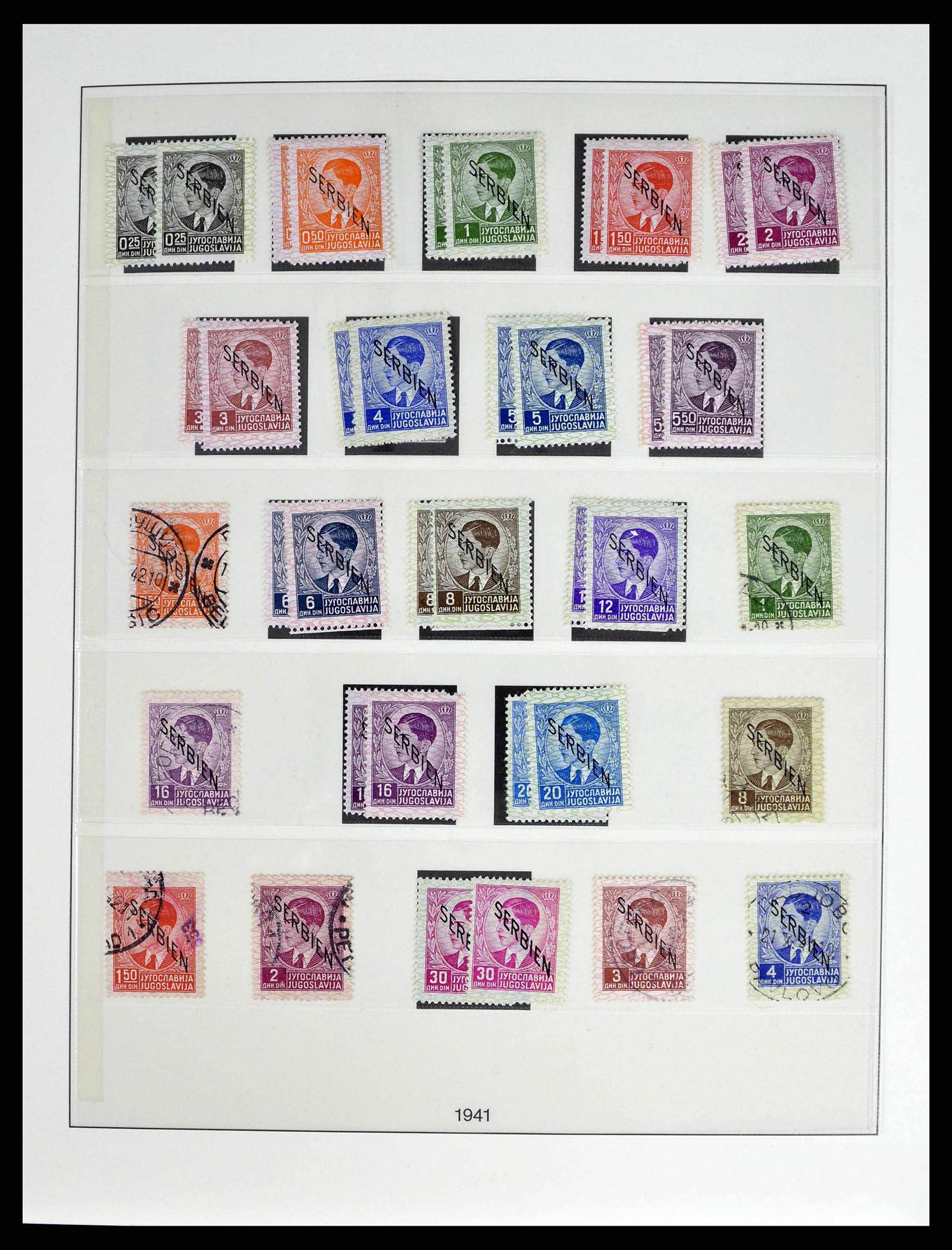 38505 0001 - Stamp collection 38505 German occupations 2nd world war 1939-1945.