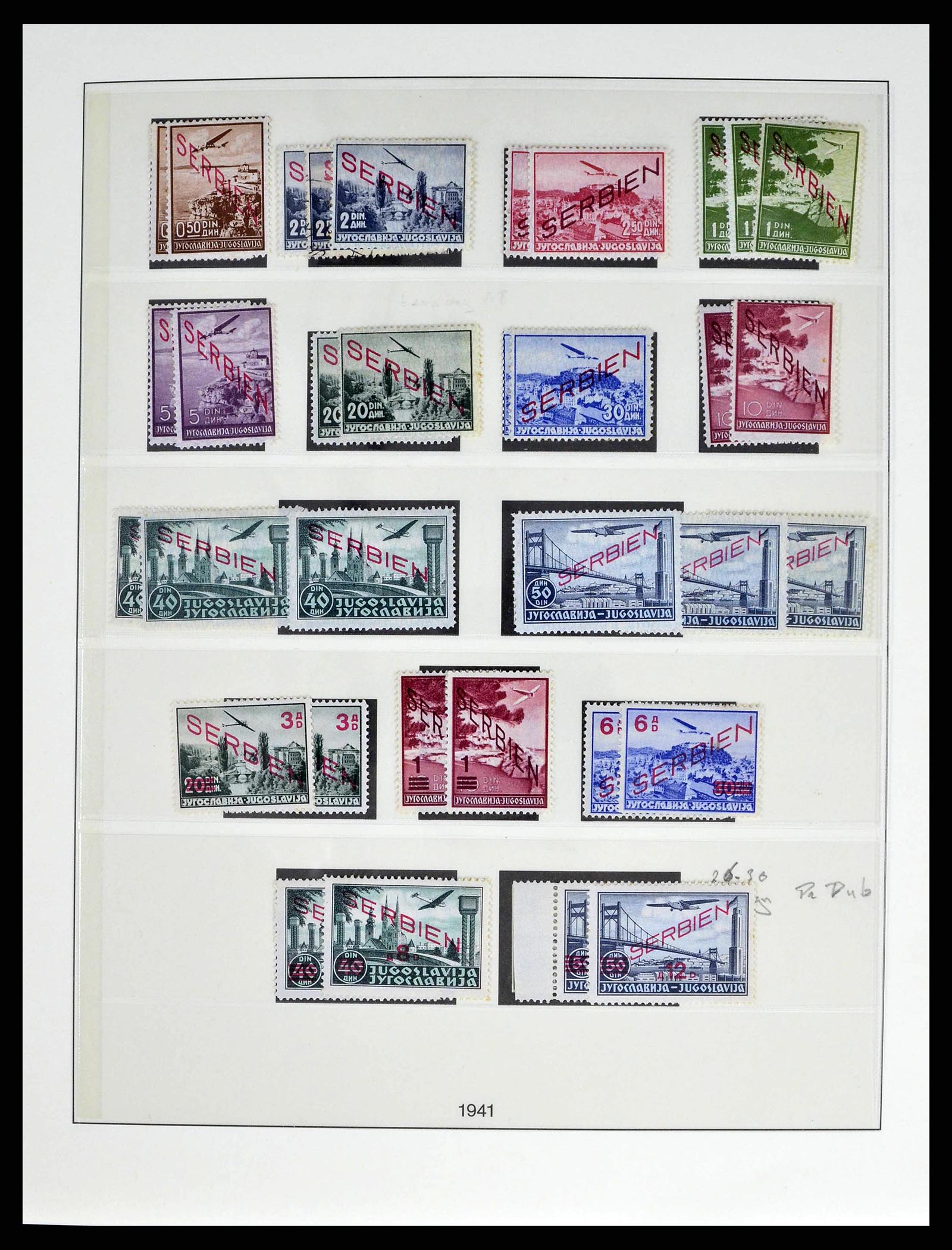 38505 0002 - Stamp collection 38505 German occupations 2nd world war 1939-1945.