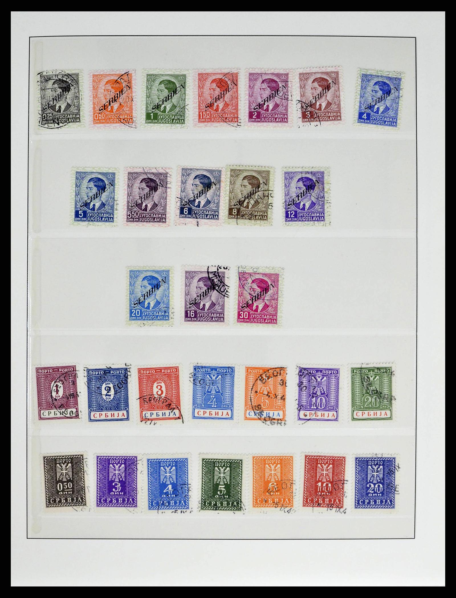 38505 0004 - Stamp collection 38505 German occupations 2nd world war 1939-1945.