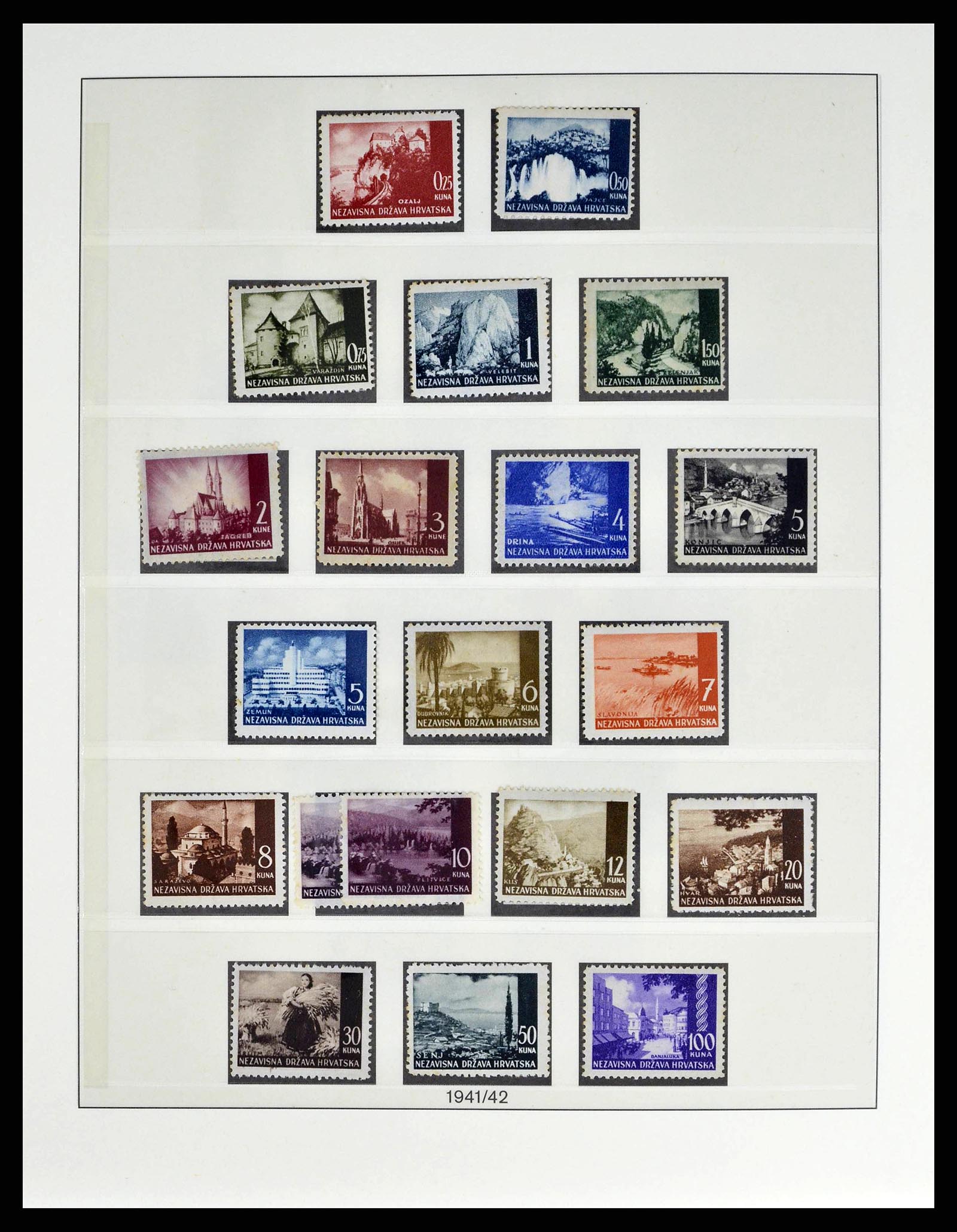 38505 0023 - Stamp collection 38505 German occupations 2nd world war 1939-1945.