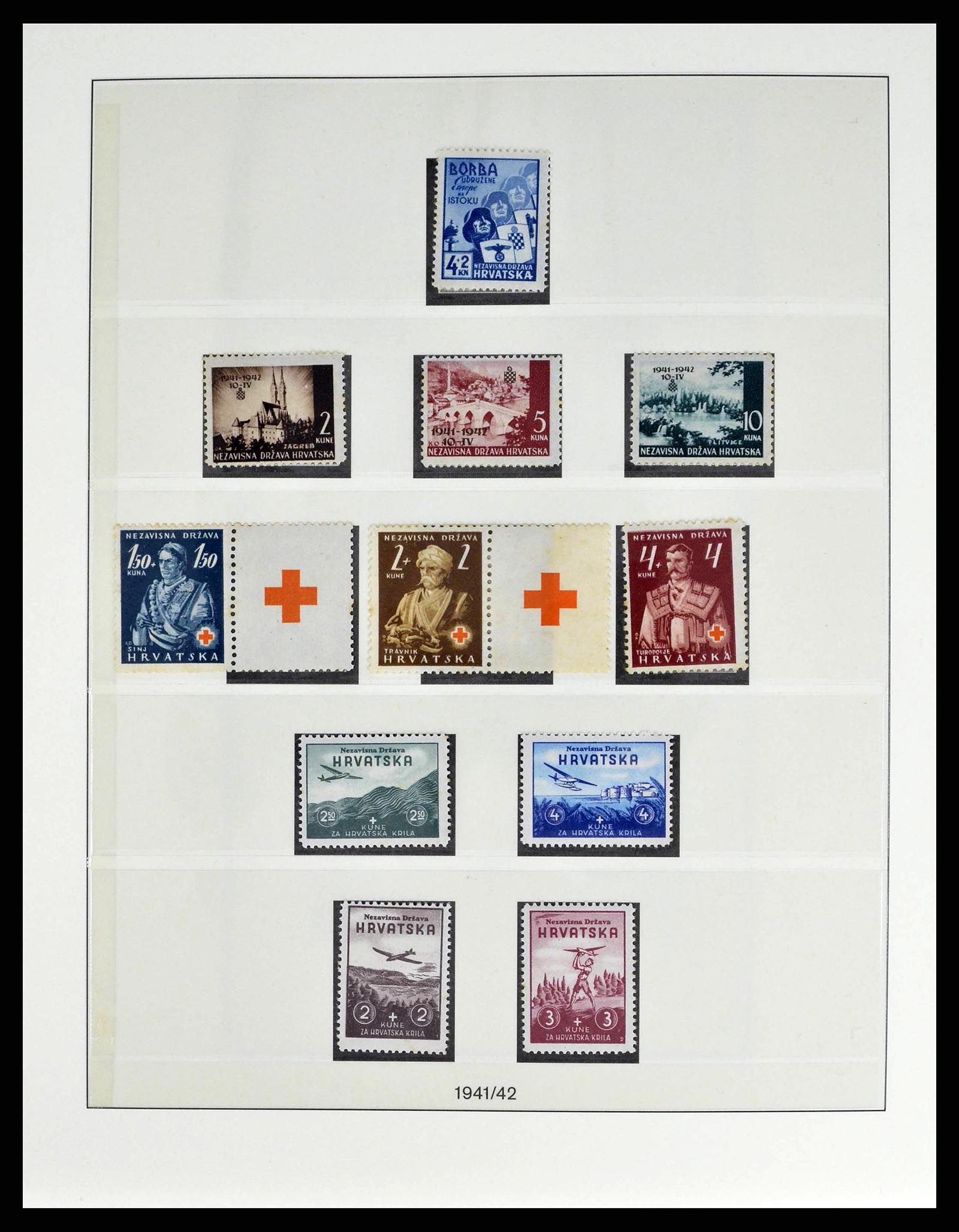 38505 0024 - Stamp collection 38505 German occupations 2nd world war 1939-1945.
