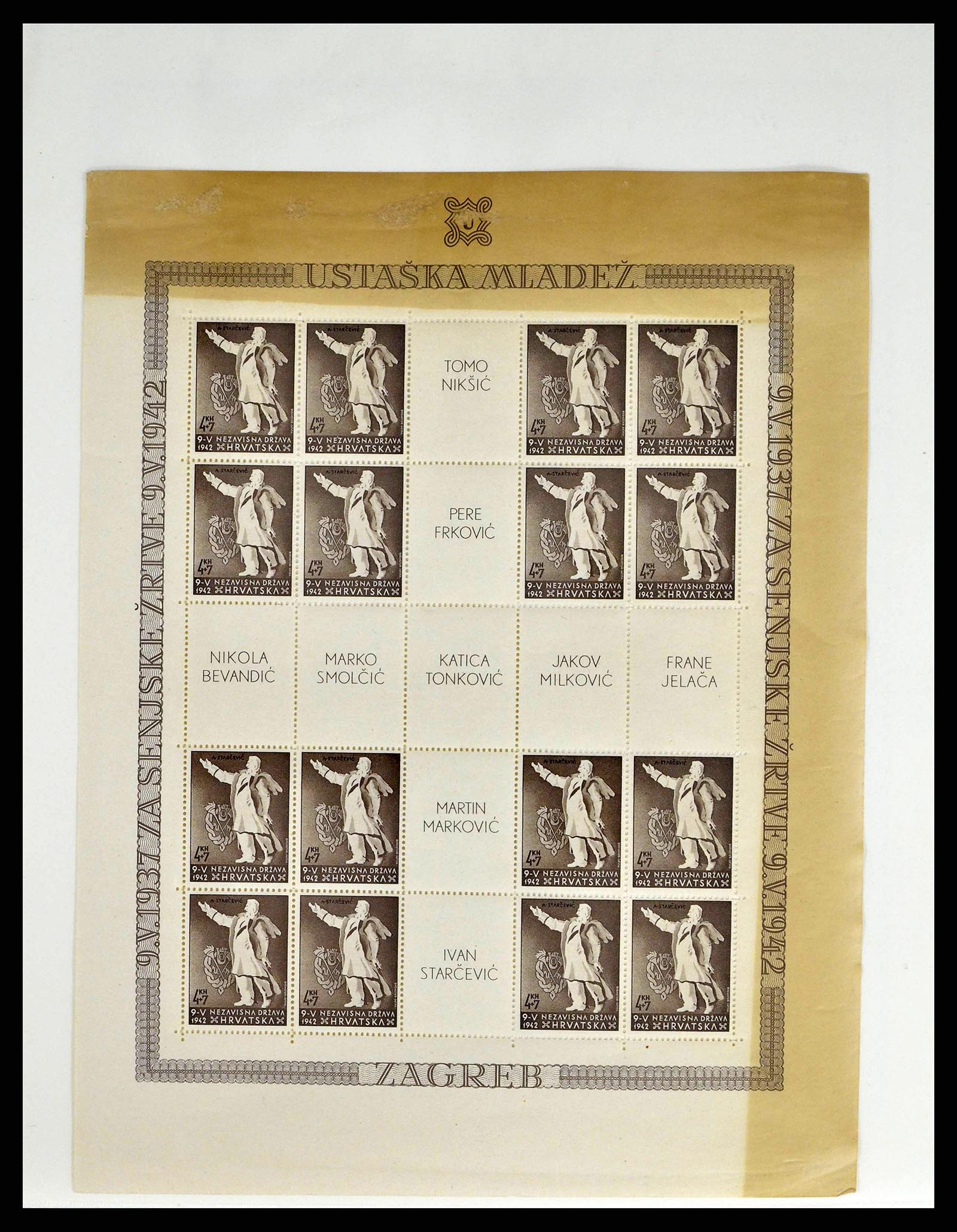 38505 0028 - Stamp collection 38505 German occupations 2nd world war 1939-1945.