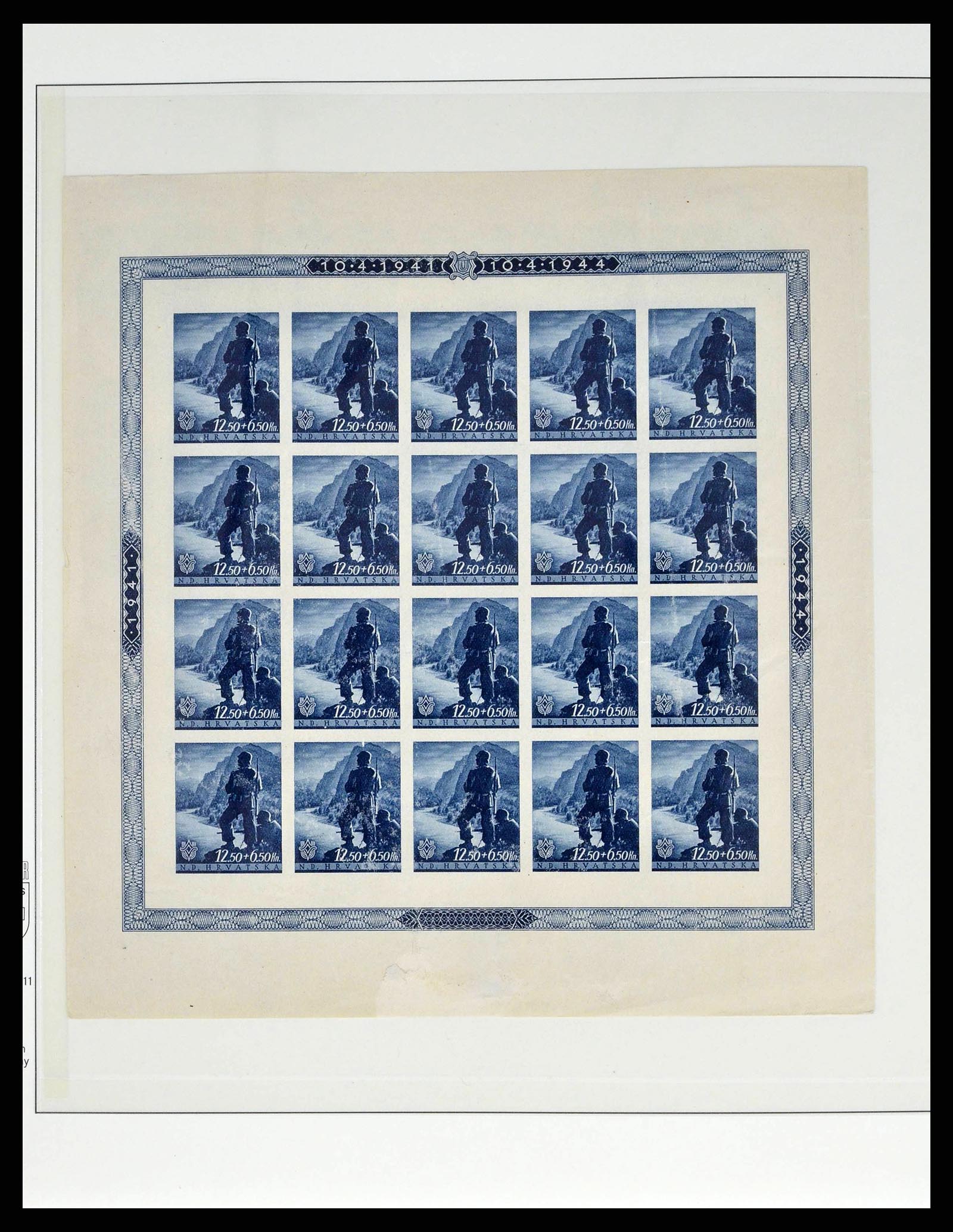 38505 0037 - Stamp collection 38505 German occupations 2nd world war 1939-1945.
