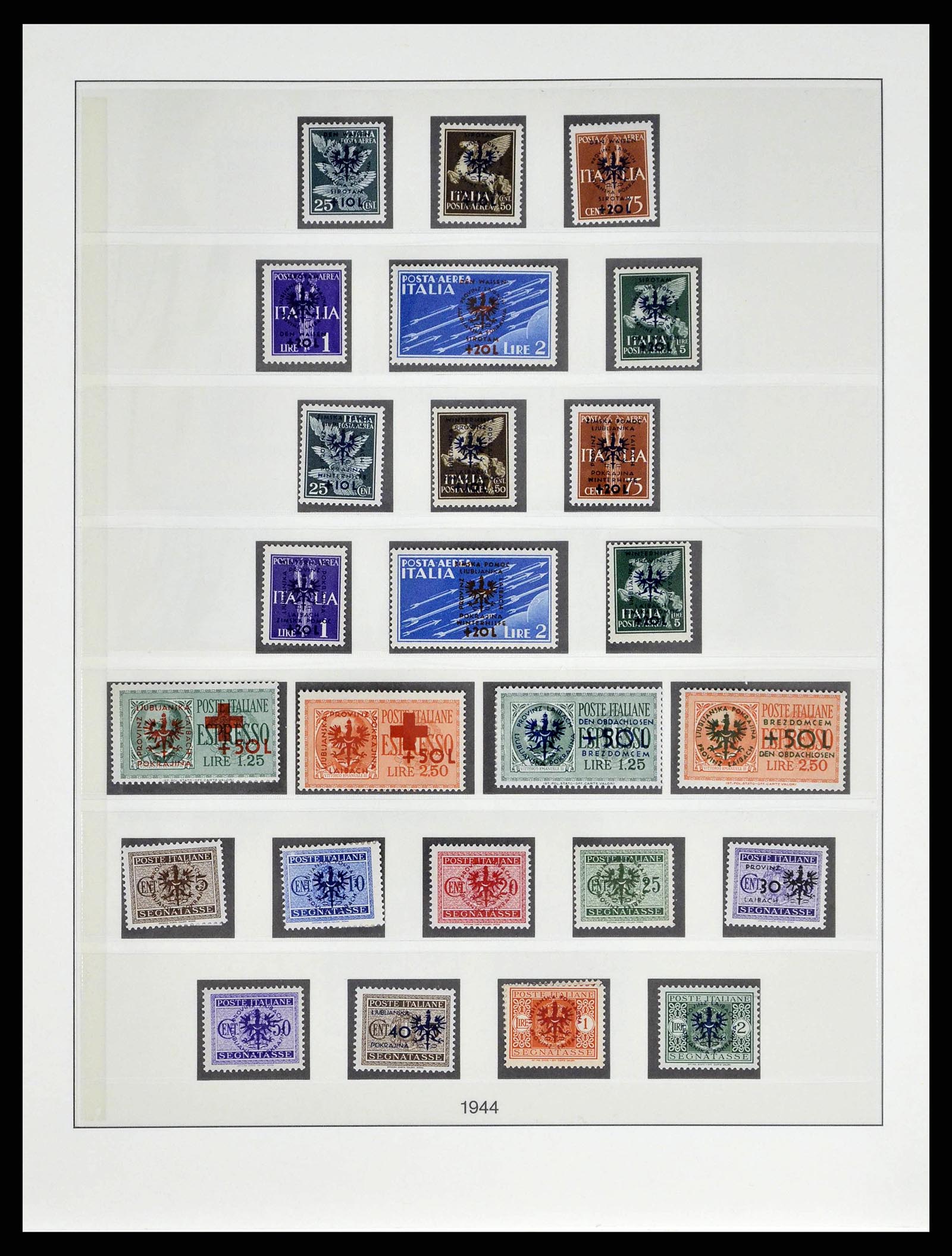38505 0052 - Stamp collection 38505 German occupations 2nd world war 1939-1945.