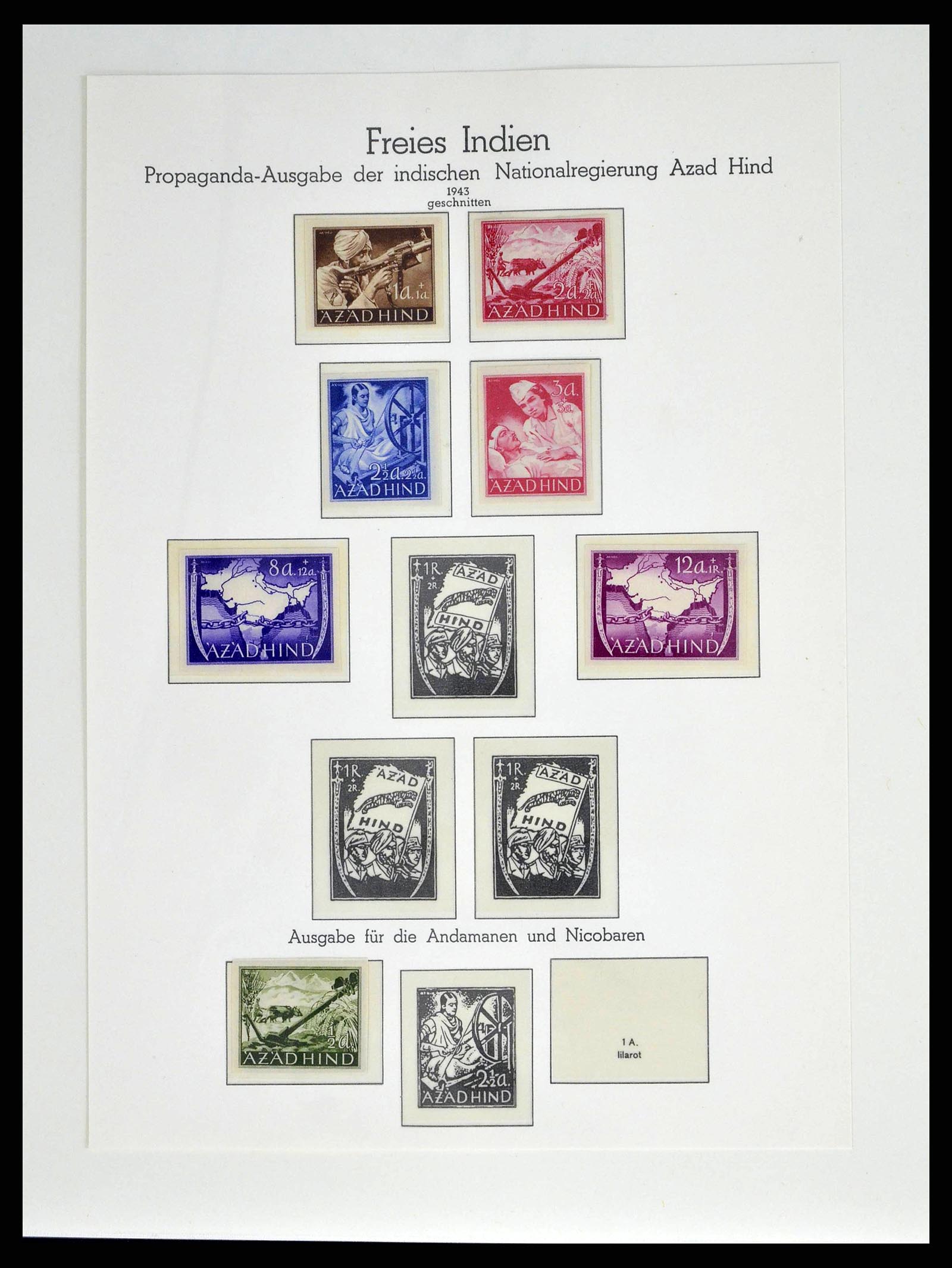 38505 0074 - Stamp collection 38505 German occupations 2nd world war 1939-1945.