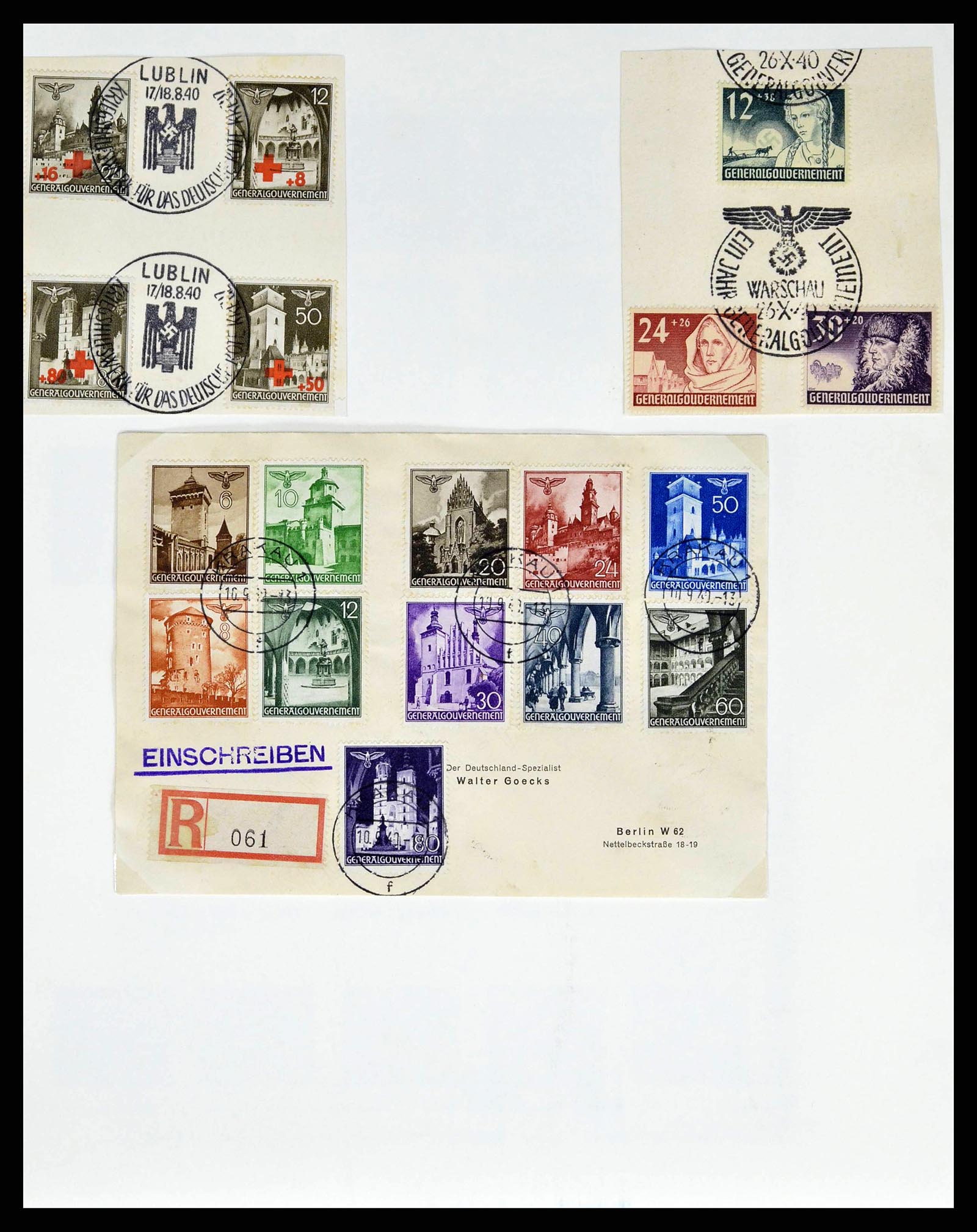 38505 0083 - Stamp collection 38505 German occupations 2nd world war 1939-1945.