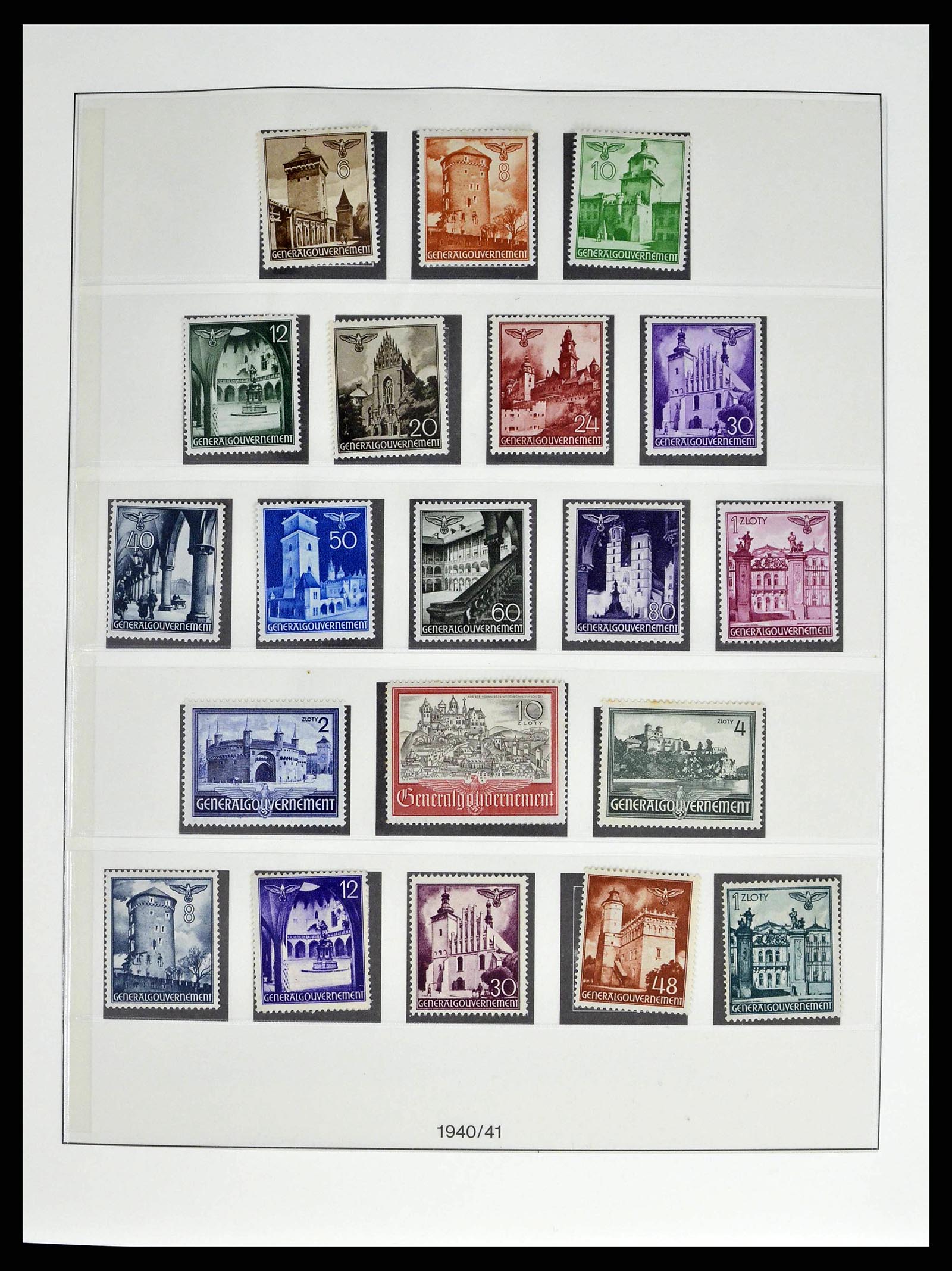 38505 0084 - Stamp collection 38505 German occupations 2nd world war 1939-1945.