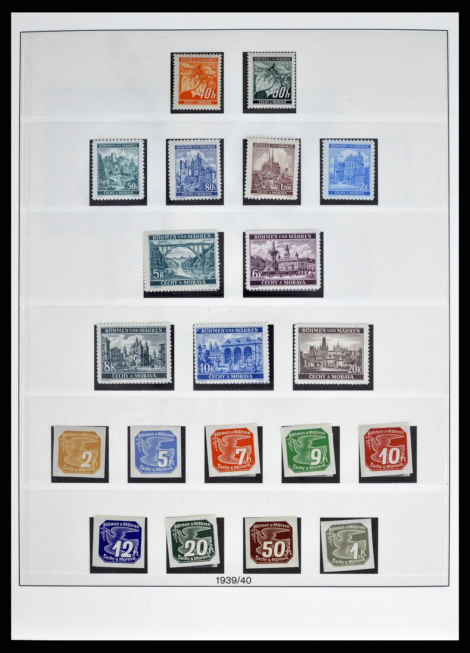 38505 0133 - Stamp collection 38505 German occupations 2nd world war 1939-1945.