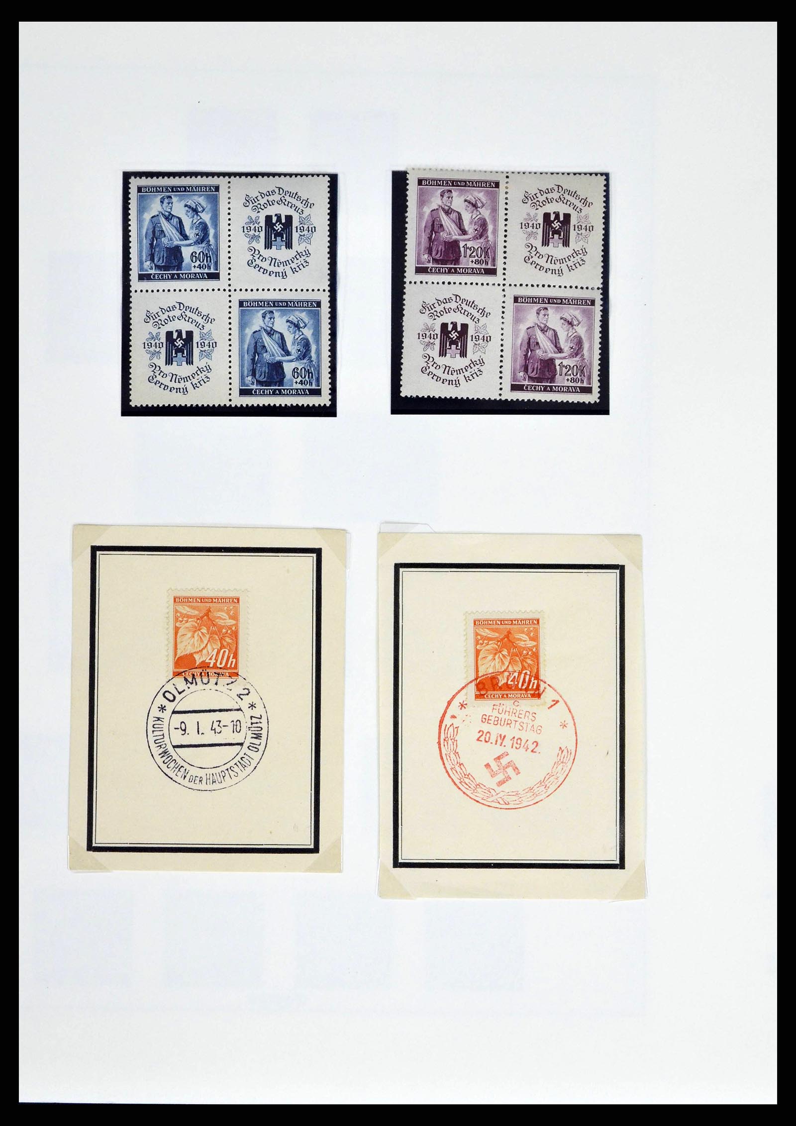 38505 0134 - Stamp collection 38505 German occupations 2nd world war 1939-1945.