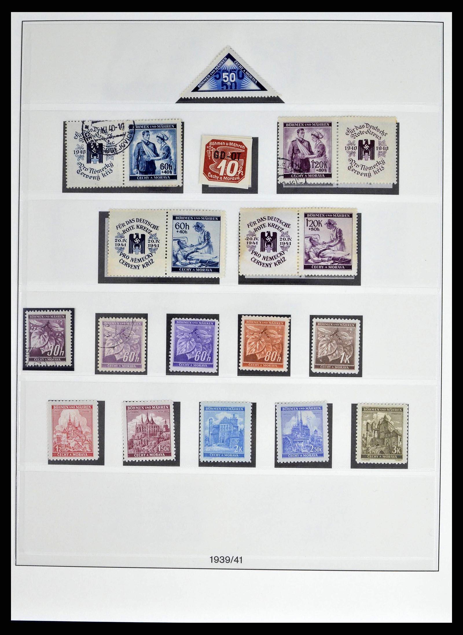 38505 0135 - Stamp collection 38505 German occupations 2nd world war 1939-1945.