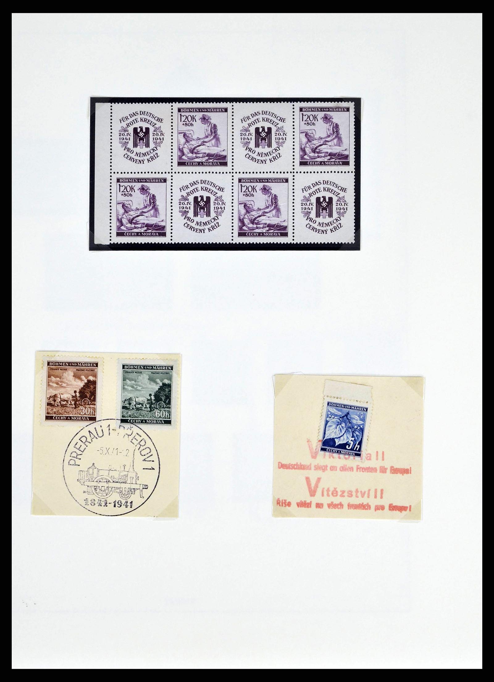 38505 0136 - Stamp collection 38505 German occupations 2nd world war 1939-1945.