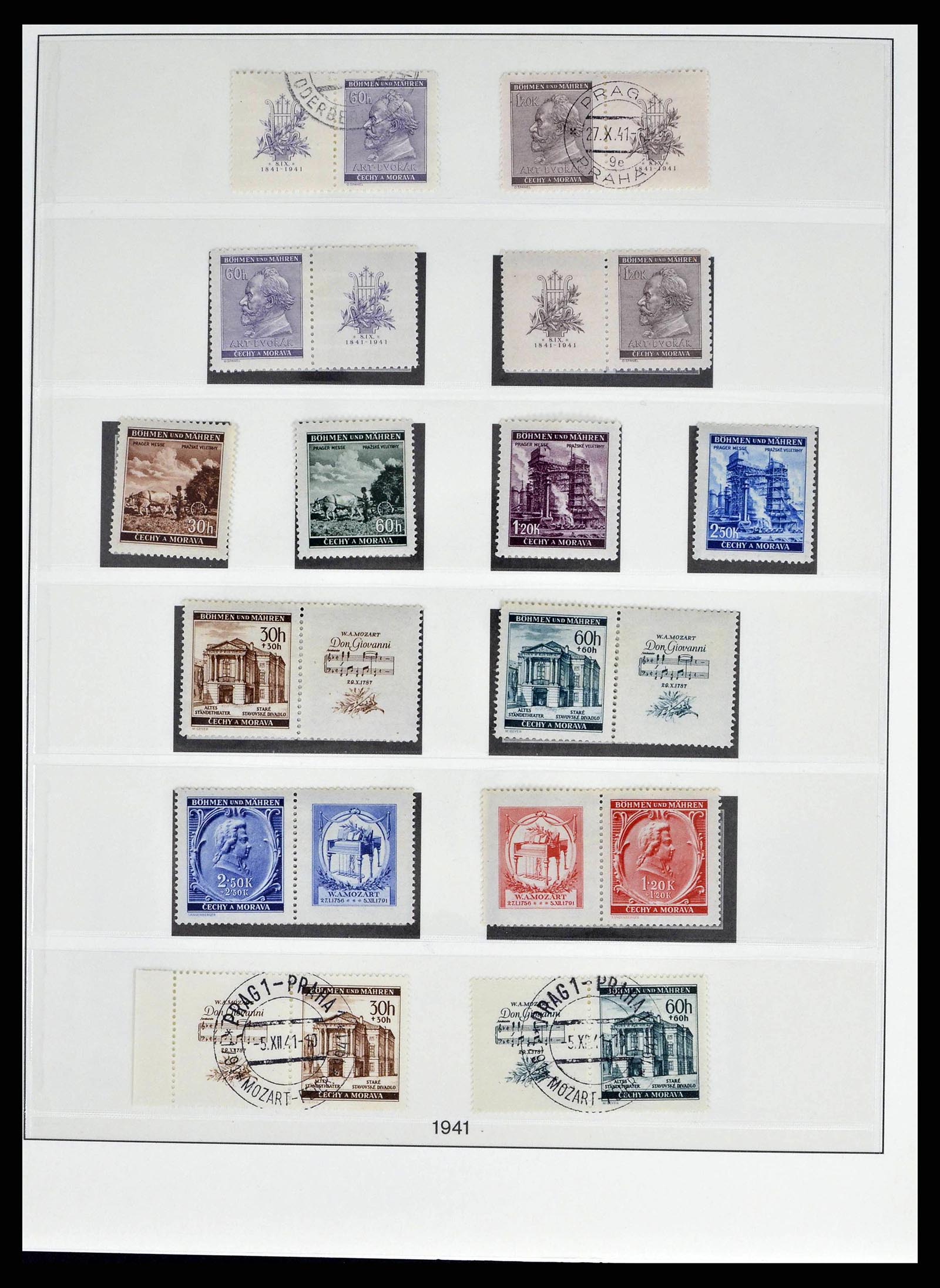 38505 0137 - Stamp collection 38505 German occupations 2nd world war 1939-1945.