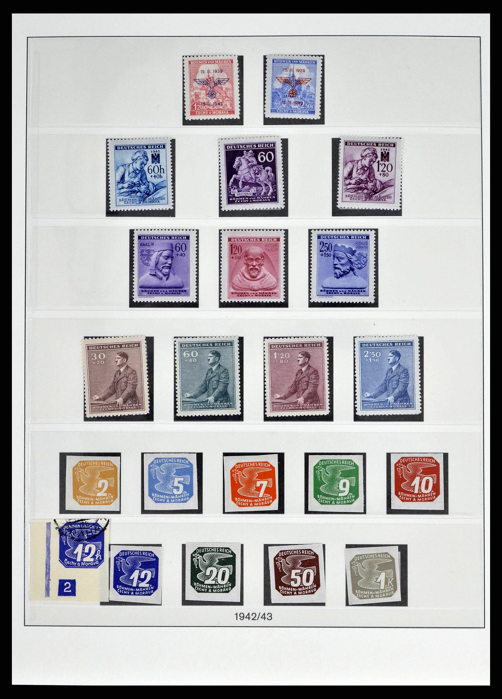 38505 0139 - Stamp collection 38505 German occupations 2nd world war 1939-1945.