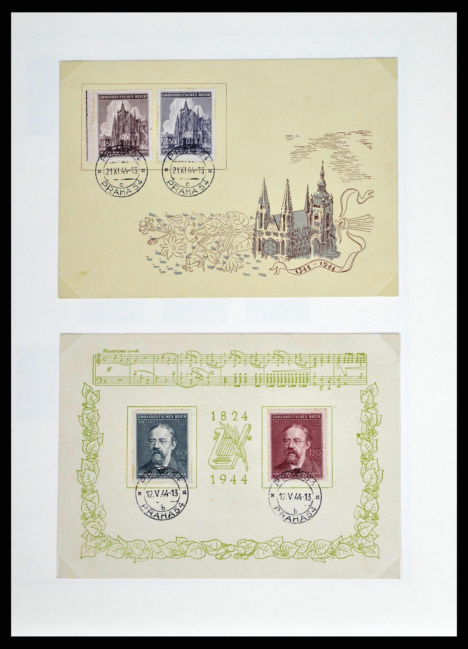 38505 0148 - Stamp collection 38505 German occupations 2nd world war 1939-1945.