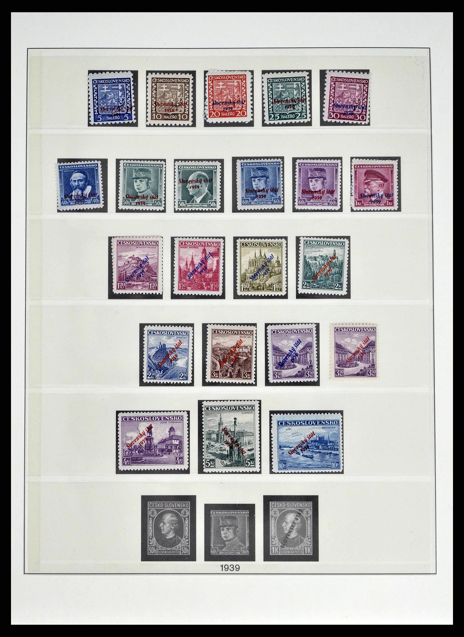38505 0157 - Stamp collection 38505 German occupations 2nd world war 1939-1945.