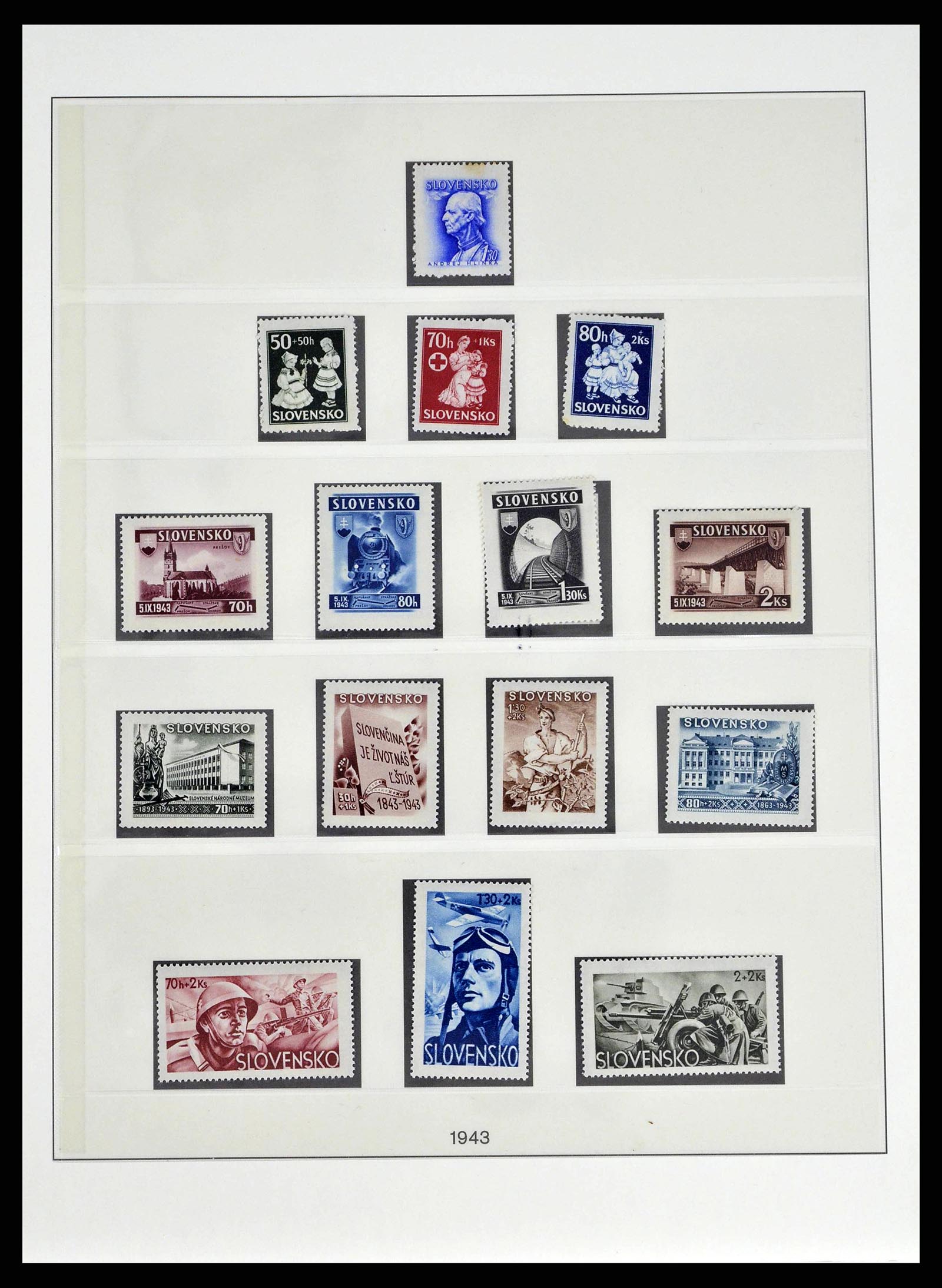 38505 0165 - Stamp collection 38505 German occupations 2nd world war 1939-1945.