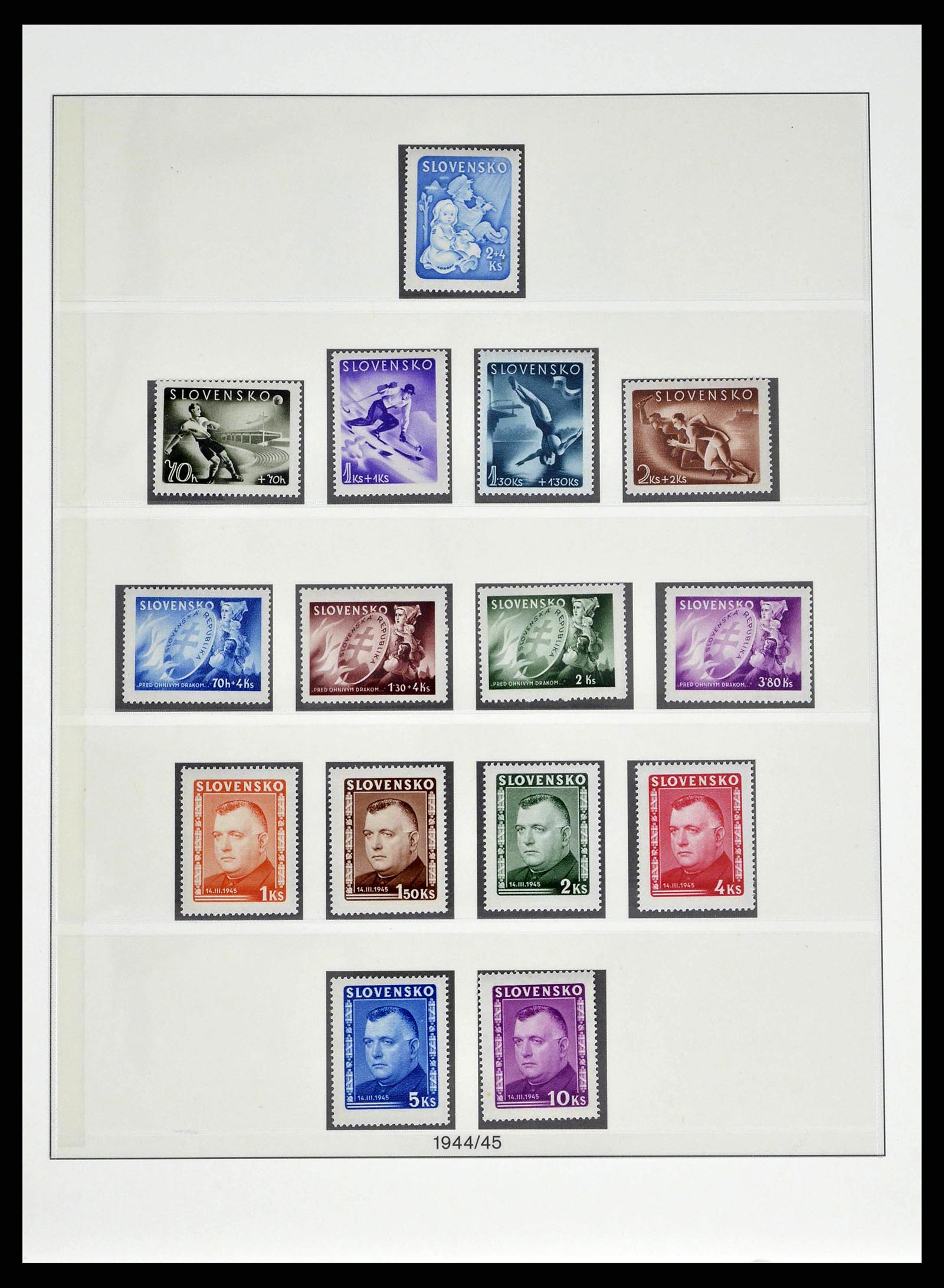 38505 0167 - Stamp collection 38505 German occupations 2nd world war 1939-1945.