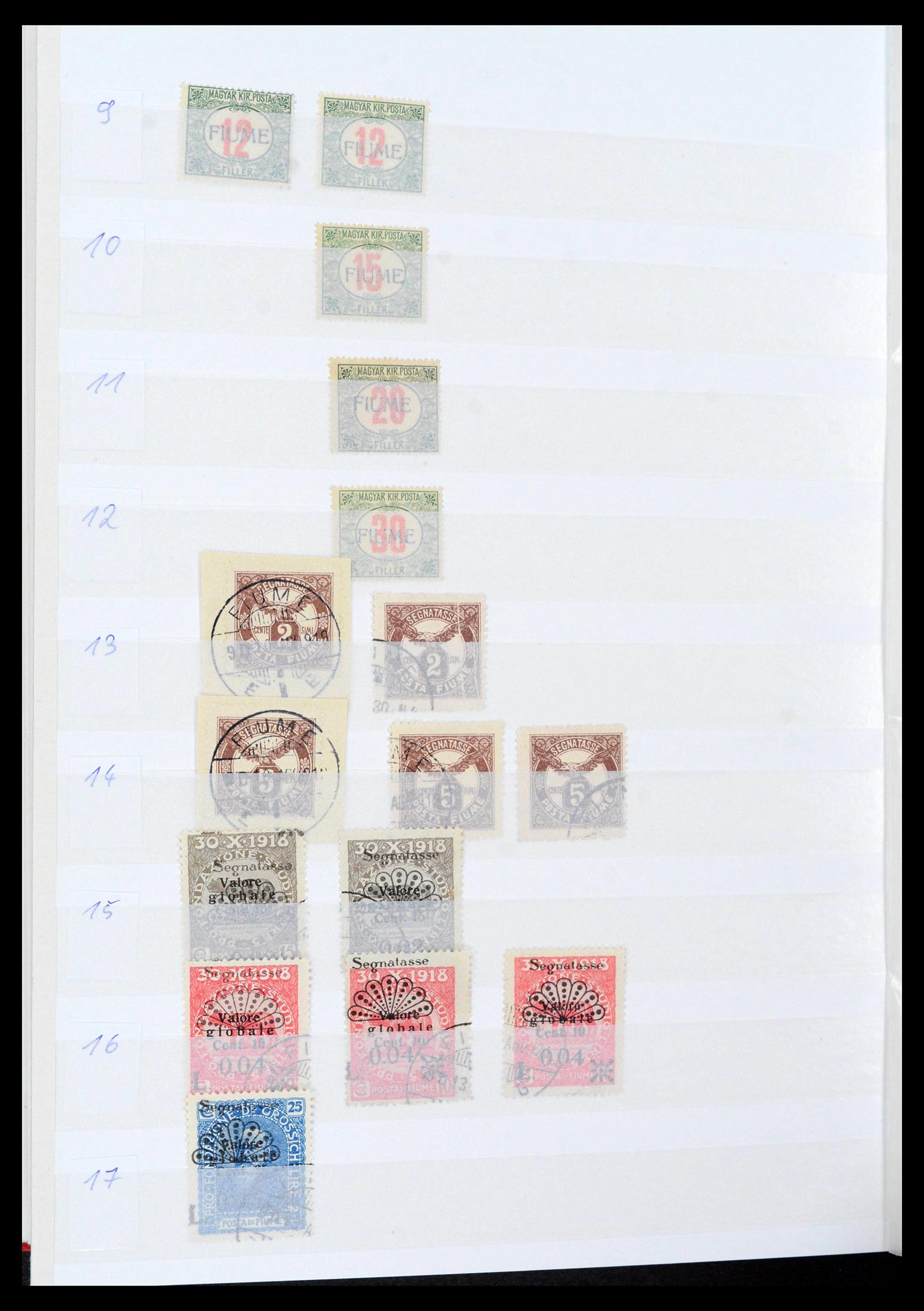 38506 0046 - Postzegelverzameling 38506 Fiume 1920-1924.