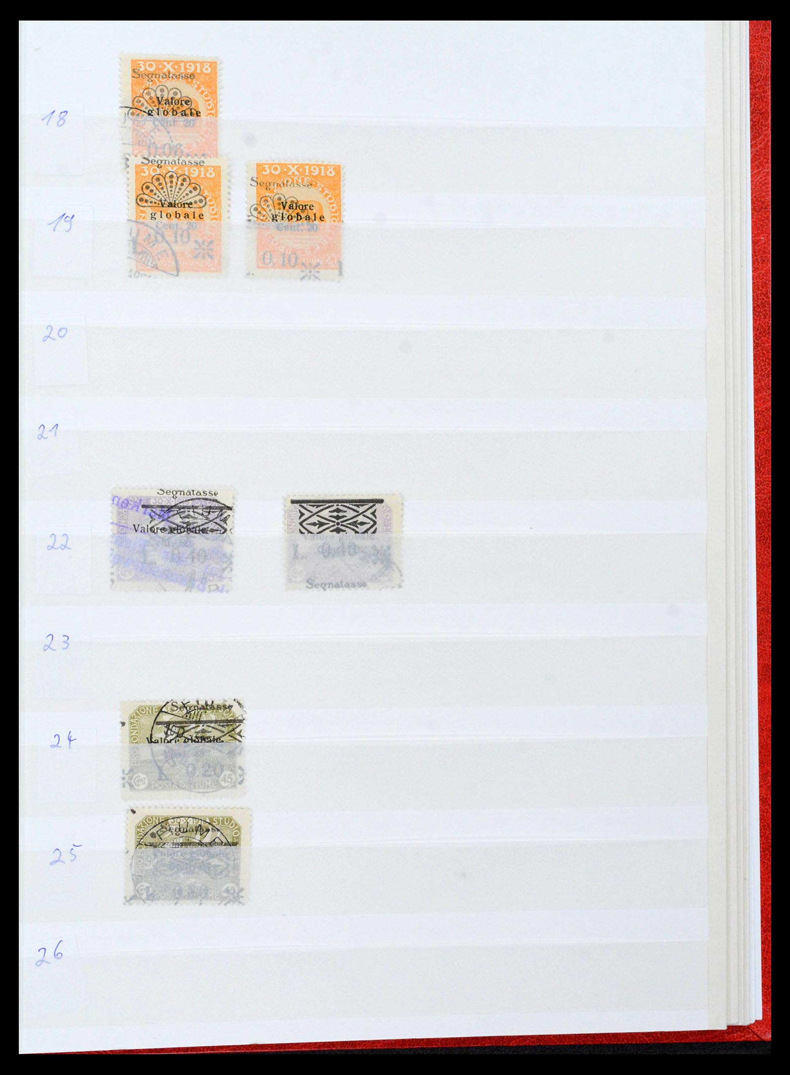 38506 0047 - Postzegelverzameling 38506 Fiume 1920-1924.