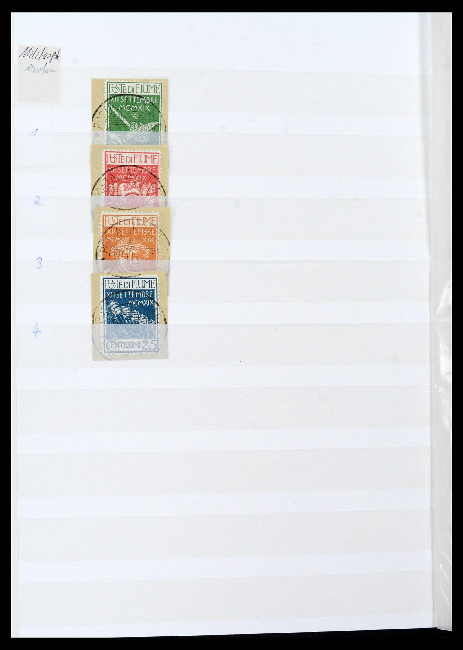 38506 0048 - Postzegelverzameling 38506 Fiume 1920-1924.
