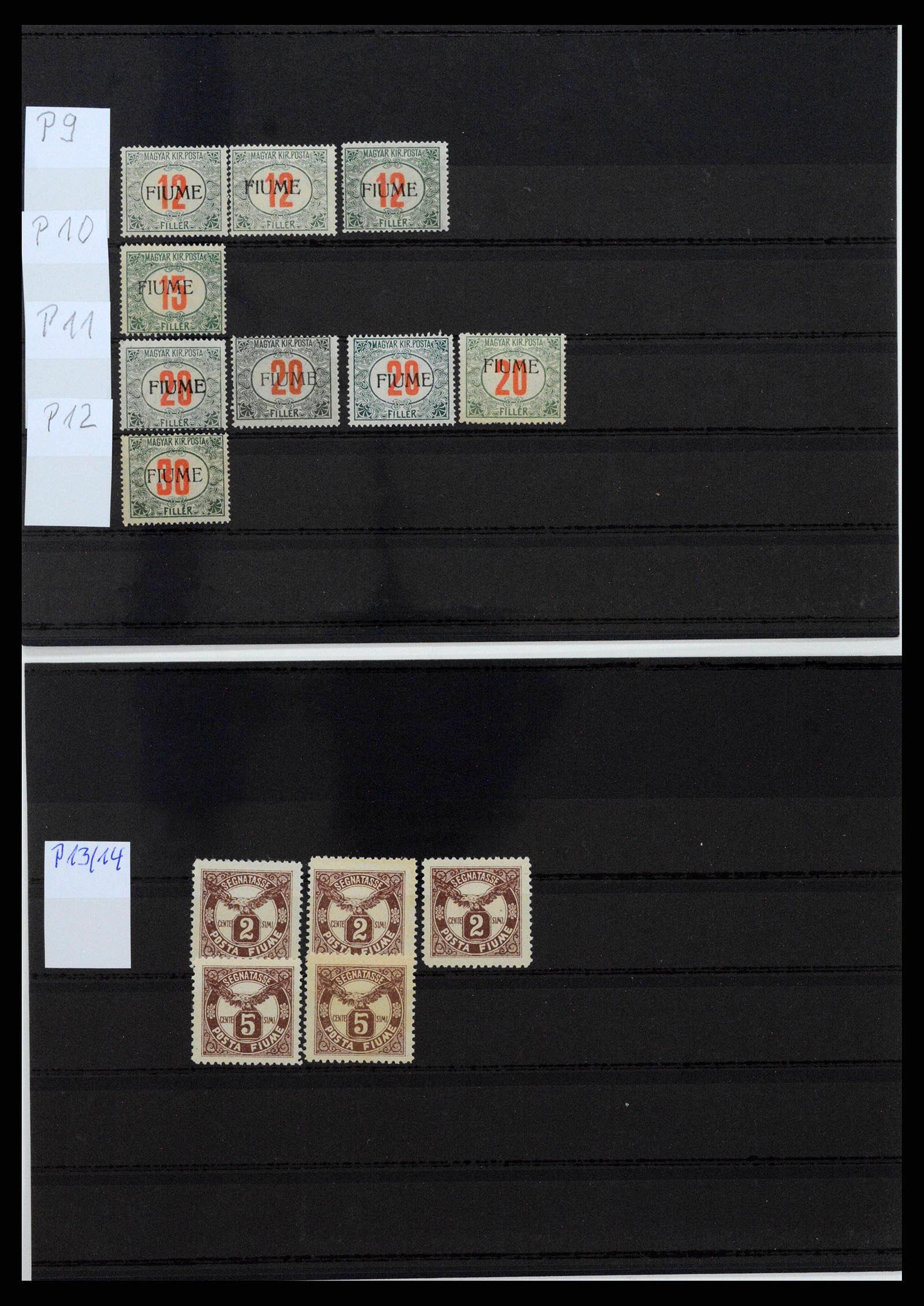 38507 0022 - Stamp collection 38507 Fiume 1920-1924.