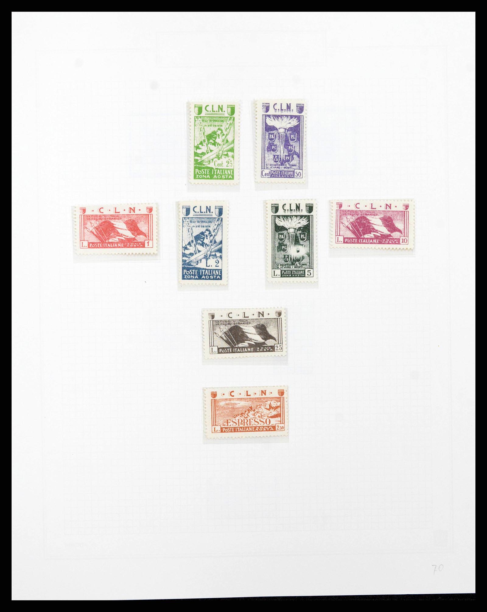 38508 0005 - Stamp collection 38508 Italy 1940-1945.