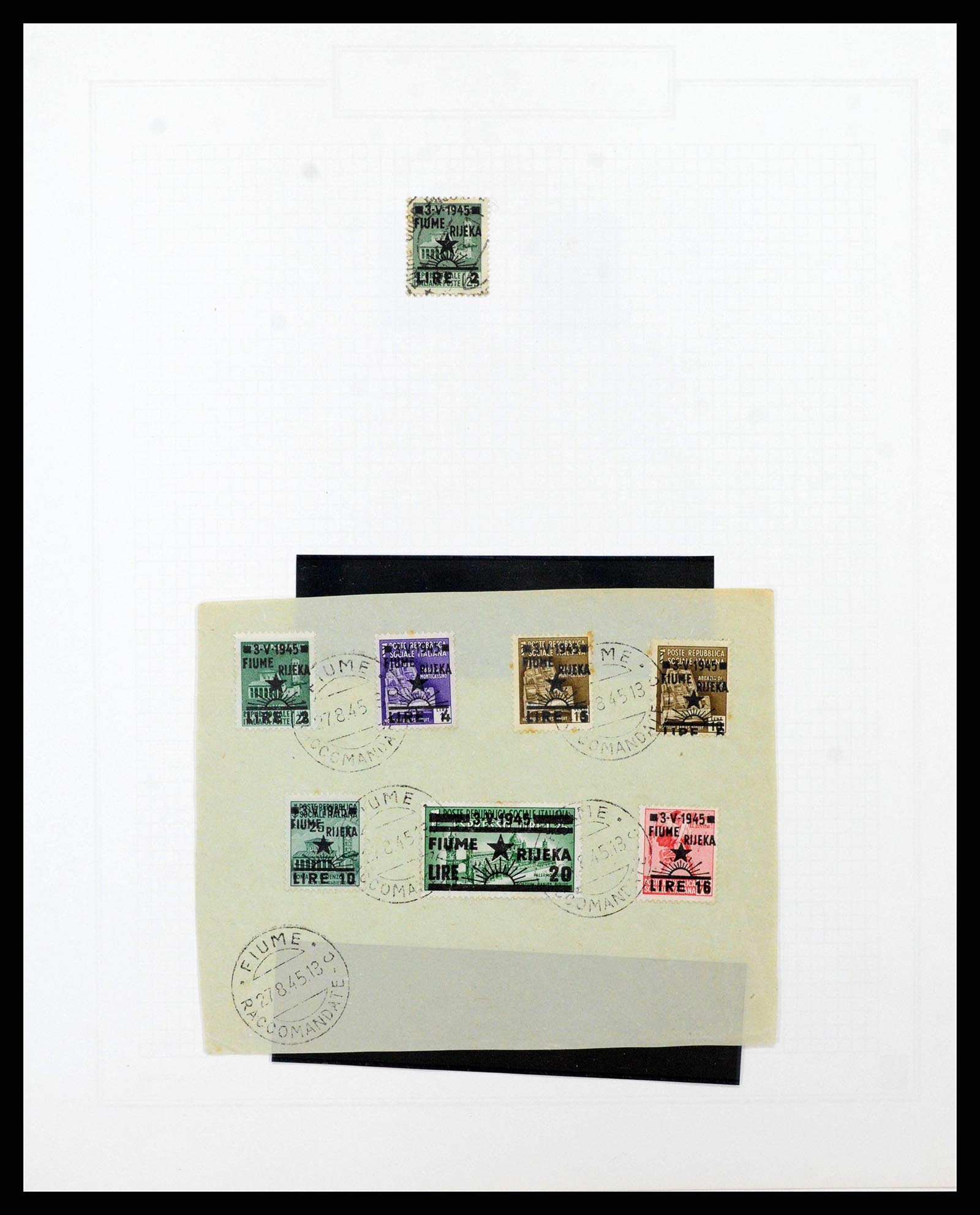 38508 0015 - Stamp collection 38508 Italy 1940-1945.