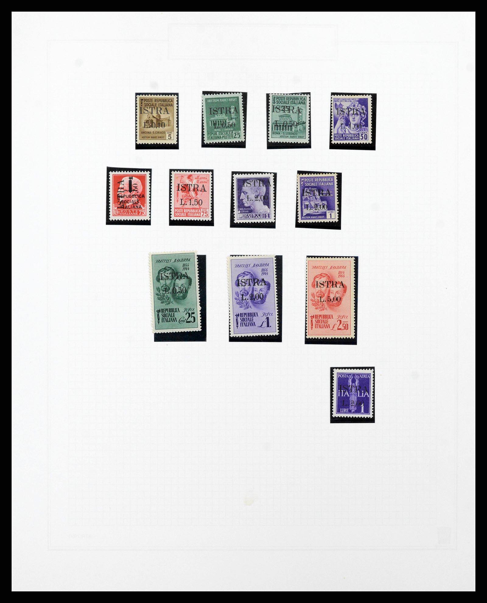 38508 0017 - Stamp collection 38508 Italy 1940-1945.