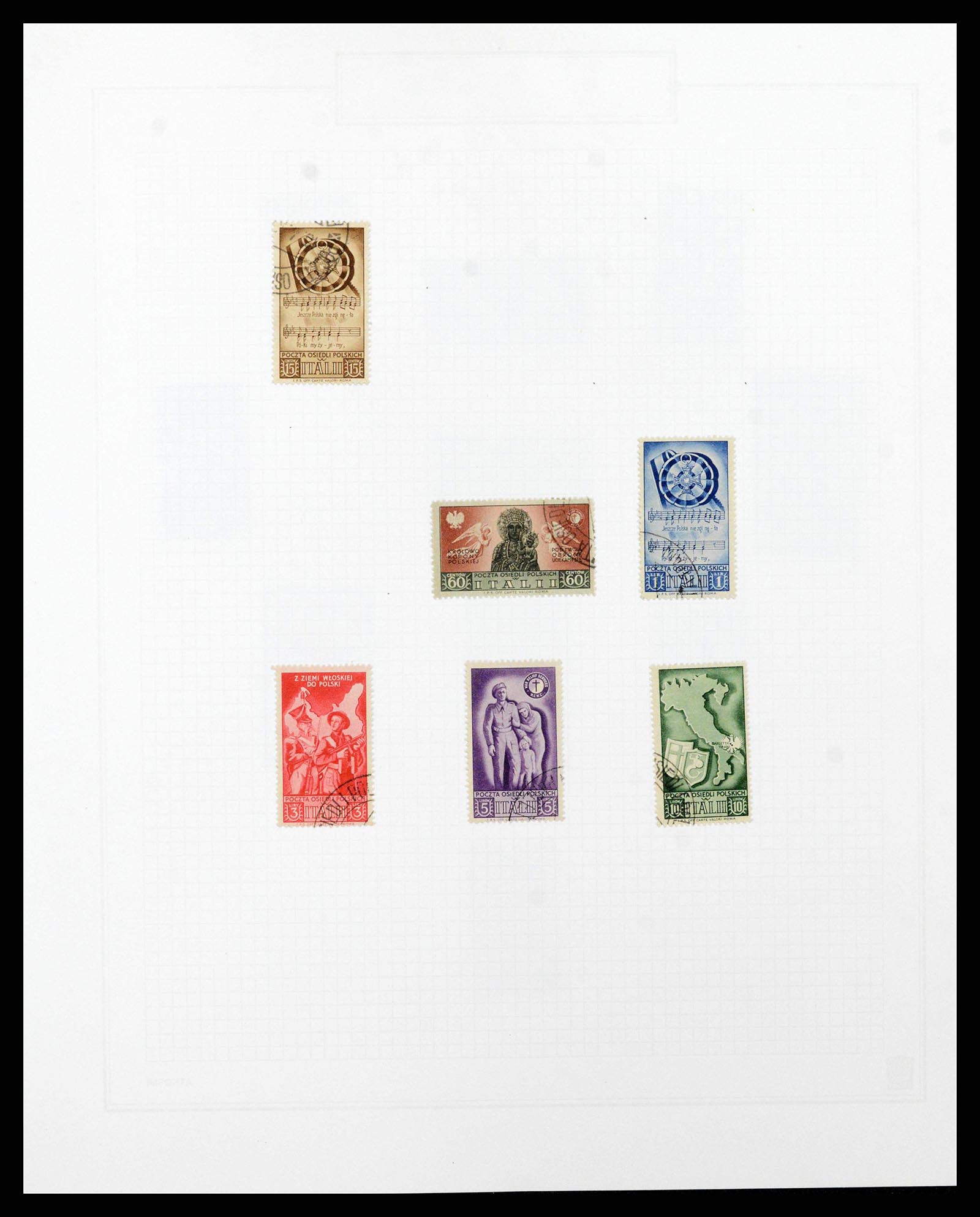 38508 0025 - Stamp collection 38508 Italy 1940-1945.